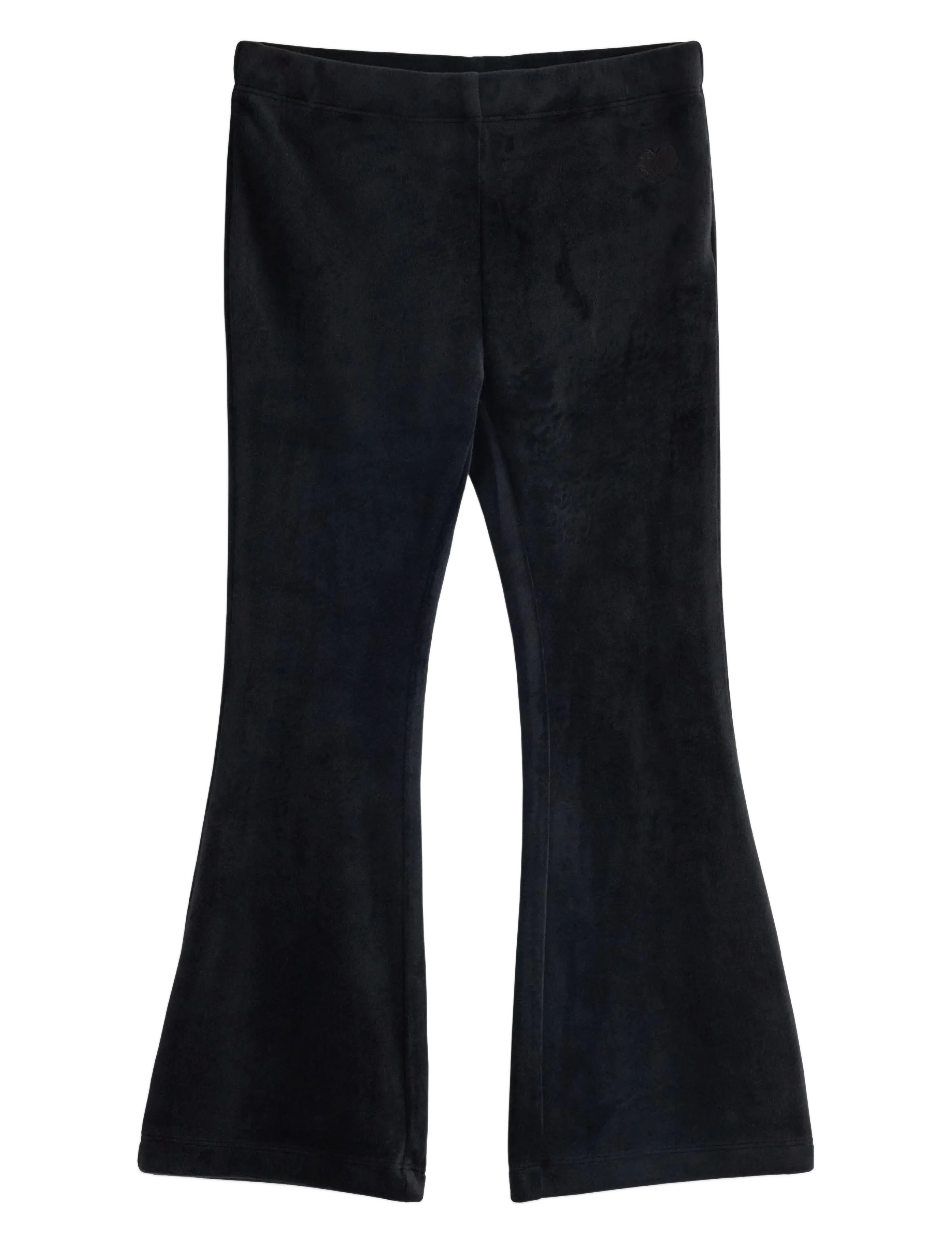 LINDEX Flared Leggings In Velour Schwarz - 104 - Kinder