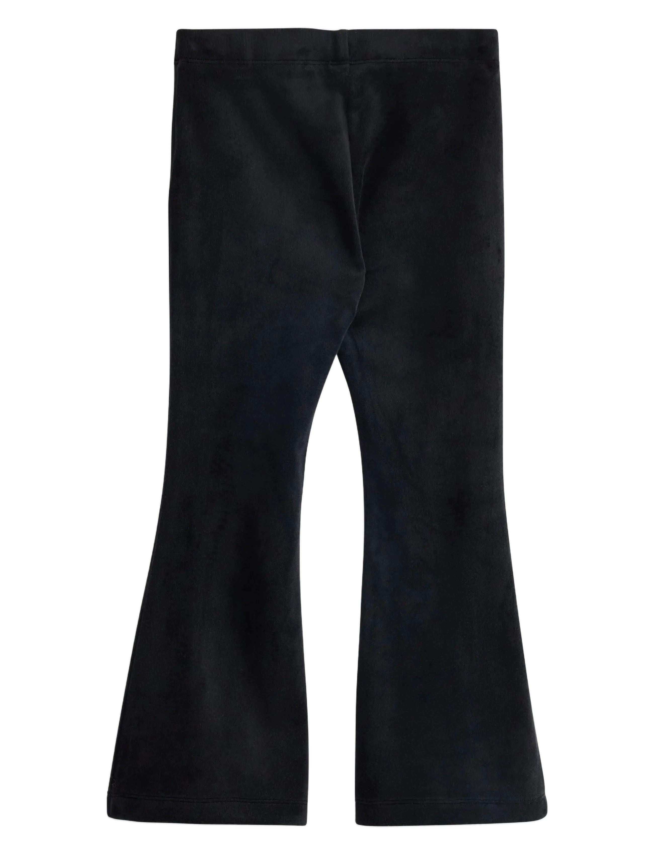 Lindex - Flared leggings in velour - leggings - black - 2
