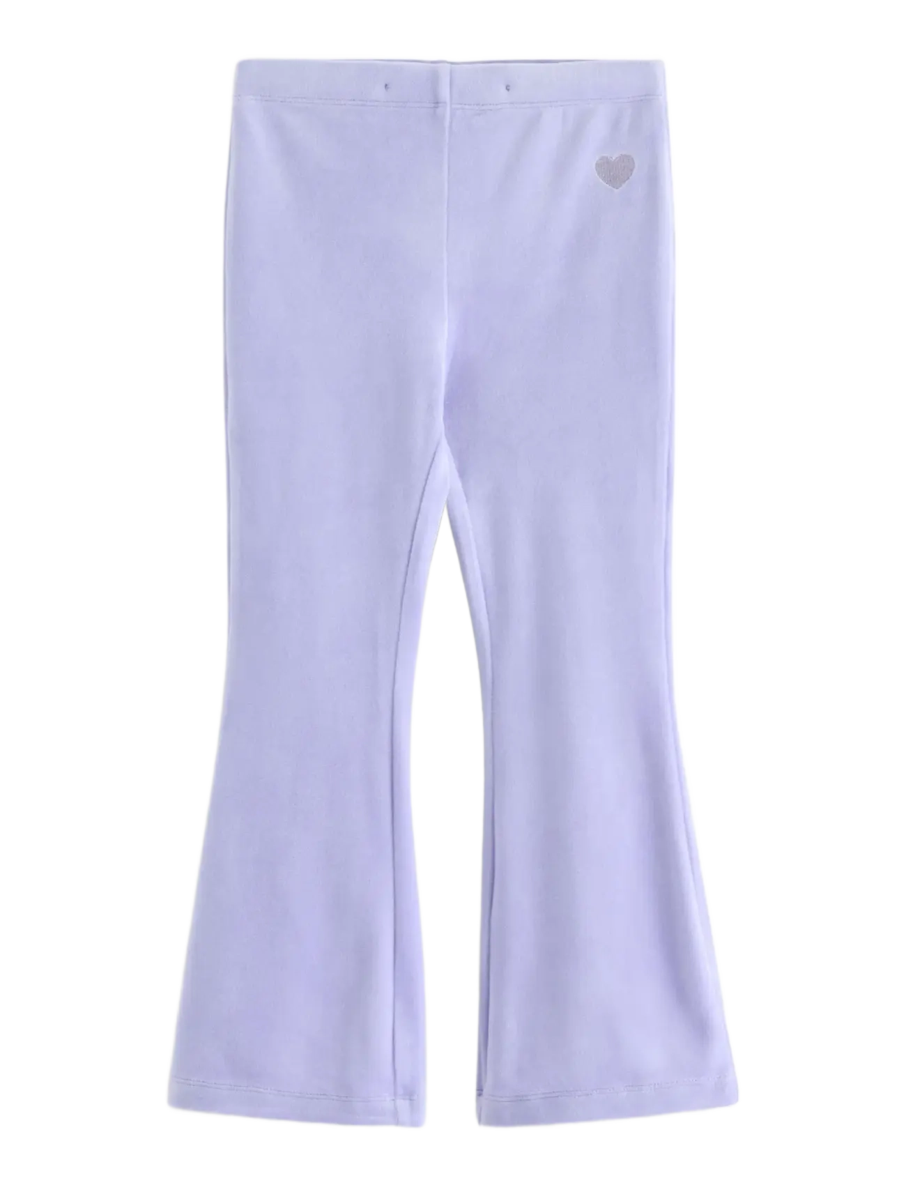 LINDEX Flared Leggings In Velour Lila - 98 - Kinder