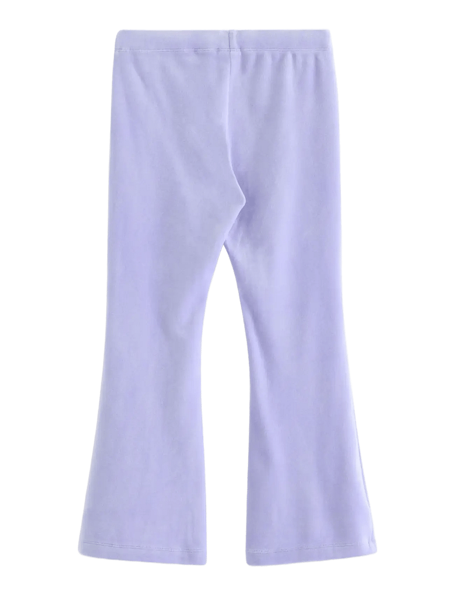Lindex - Flared leggings in velour - leggings - light blue - 2