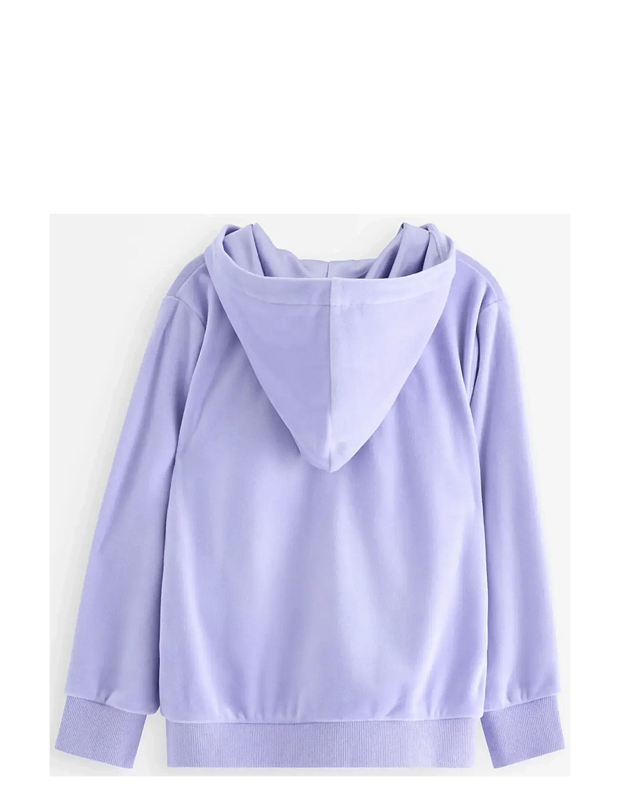 Lindex - Hoodie in velour - kapuzenpullover - light blue - 2