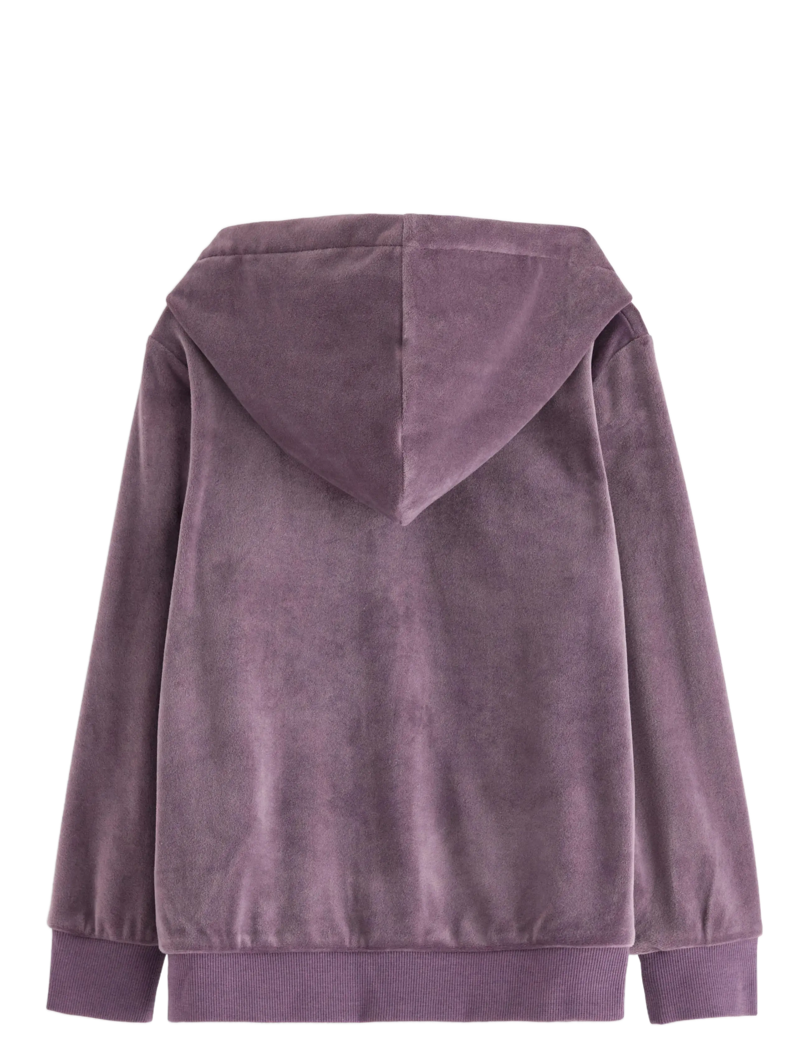 Lindex - Hoodie in velour - hættetrøjer - light dusty lilac - 2