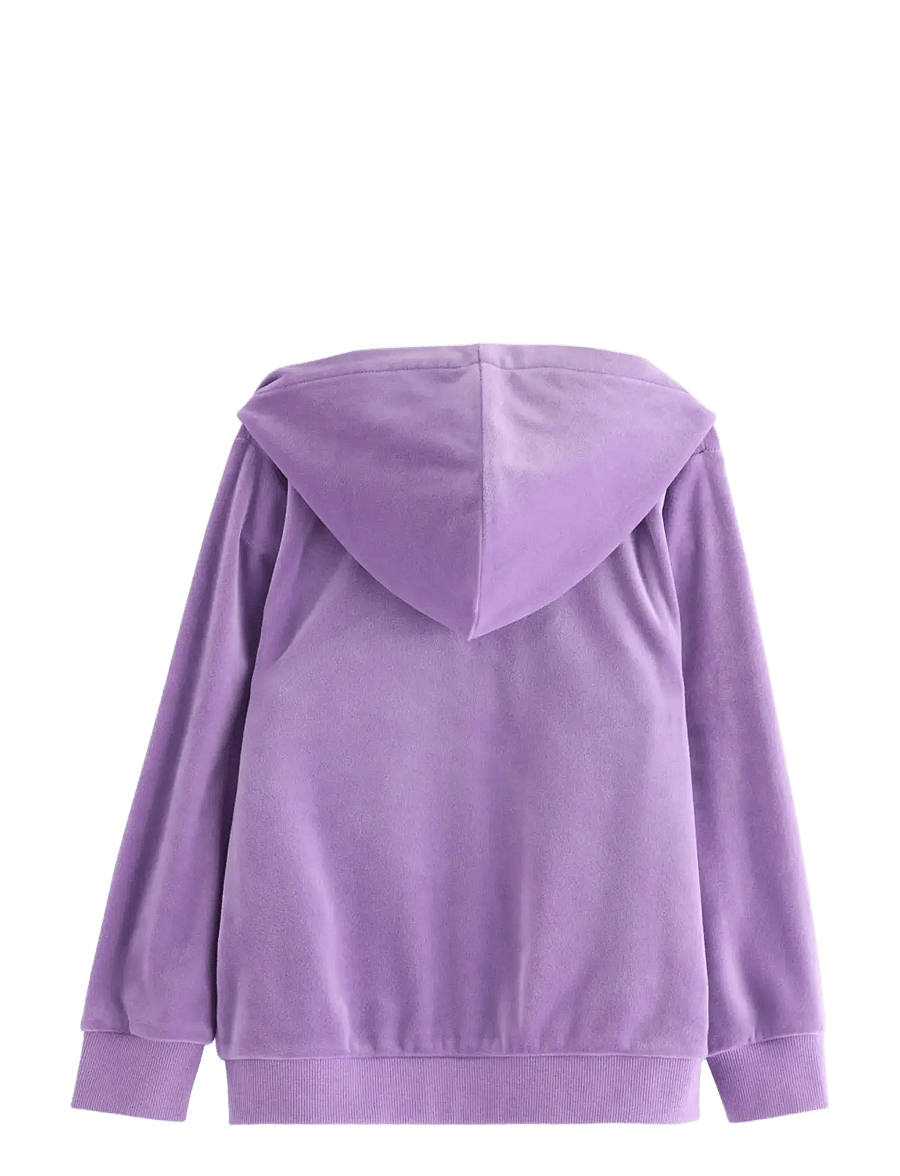Lindex - Hoodie in velour - kapuzenpullover - lilac - 2