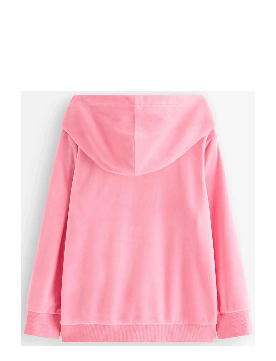 Lindex - Hoodie in velour - pulls à capuche - pink - 2