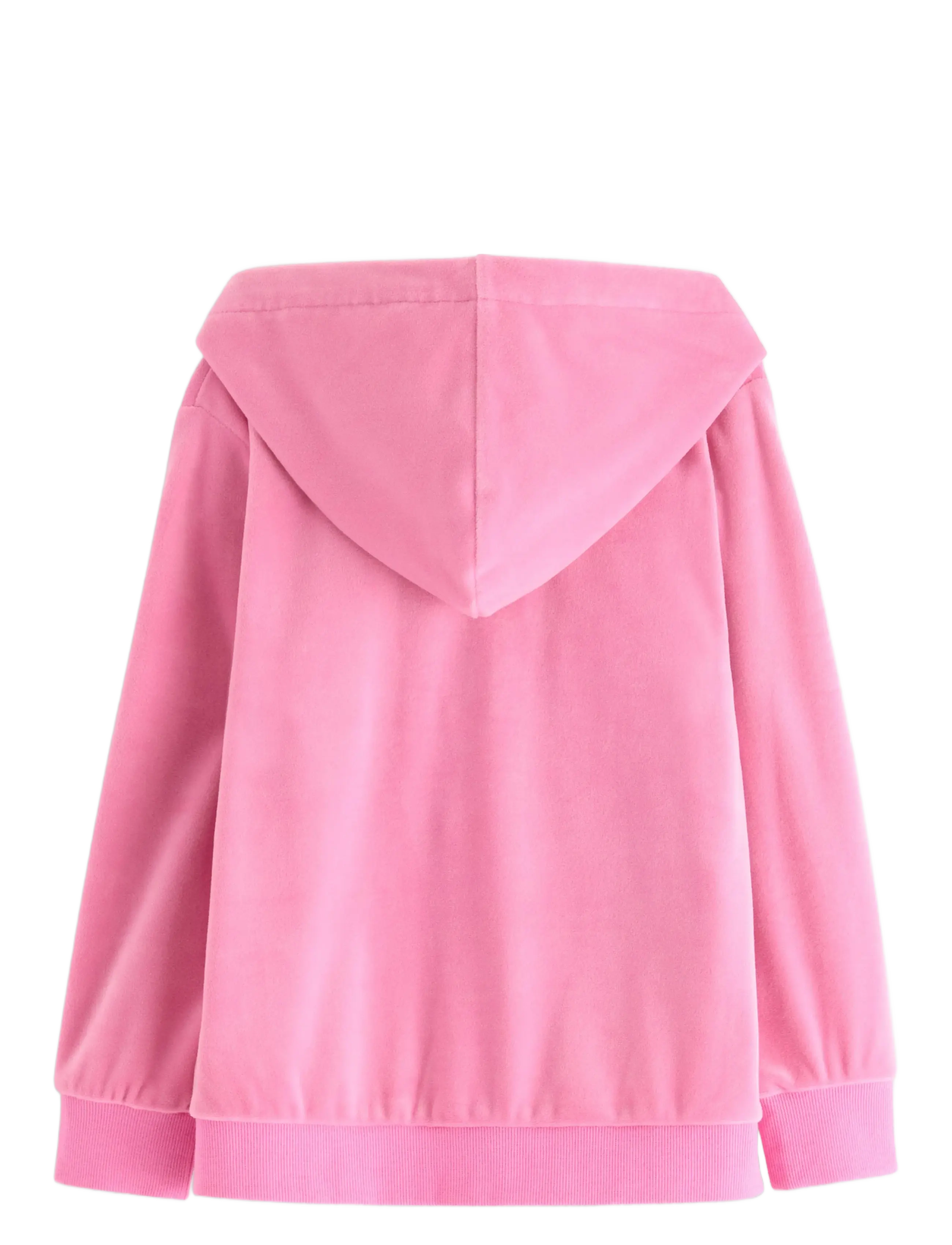 Lindex - Hoodie in velour - hættetrøjer - pink - 2