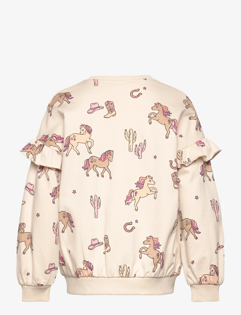 Lindex - Sweatshirt with frill detail A - dressipluusid - light beige - 2