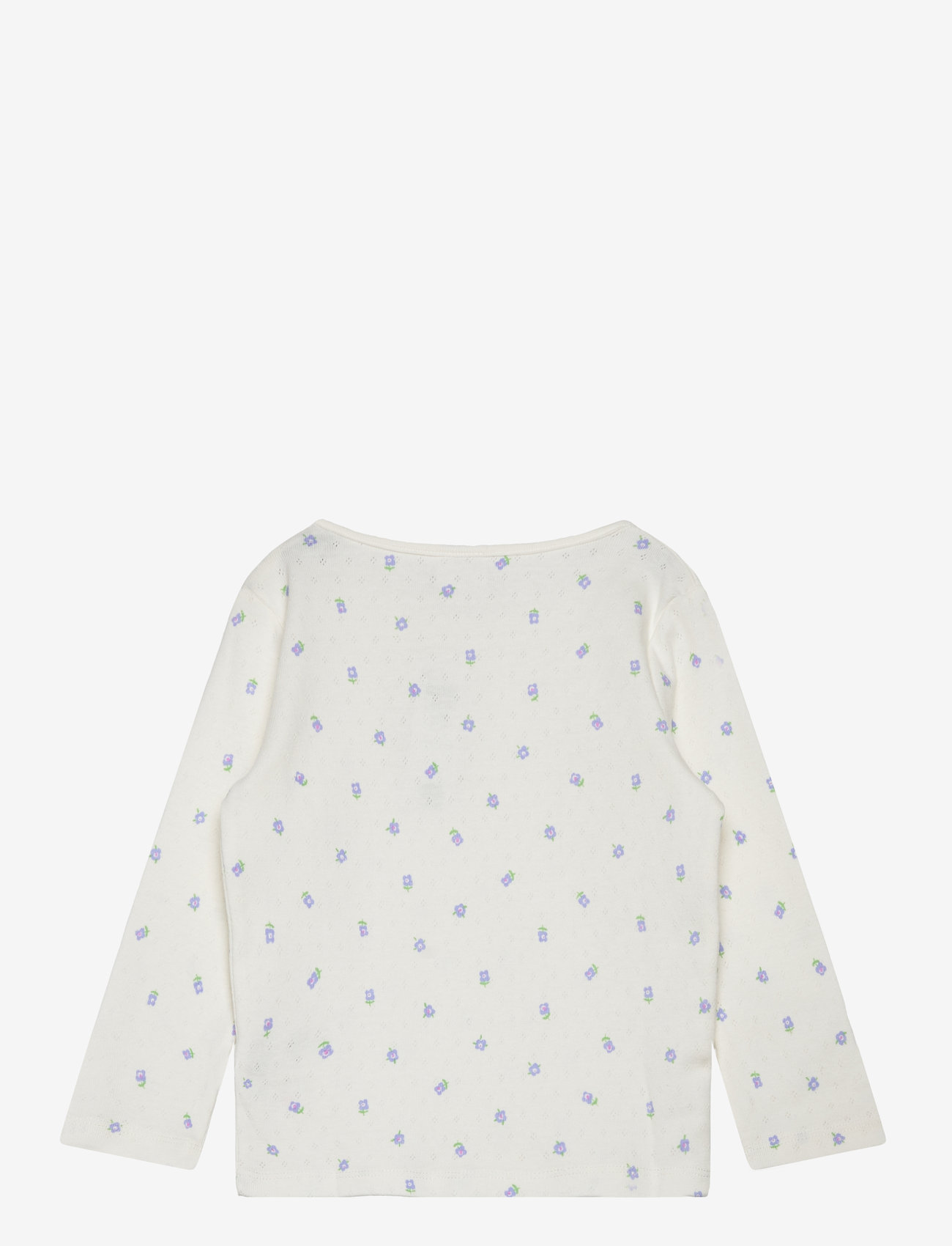 Lindex - Top l s pointelle AOP - pikkade varrukatega t-särgid - light dusty white - 2