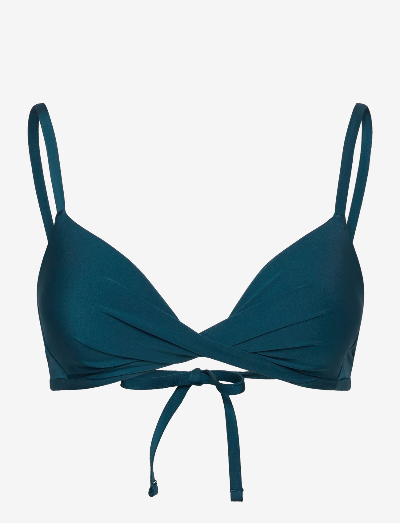 Lindex - Swim top Nicola Shiny - wired bikinitops - dark aqua - 1
