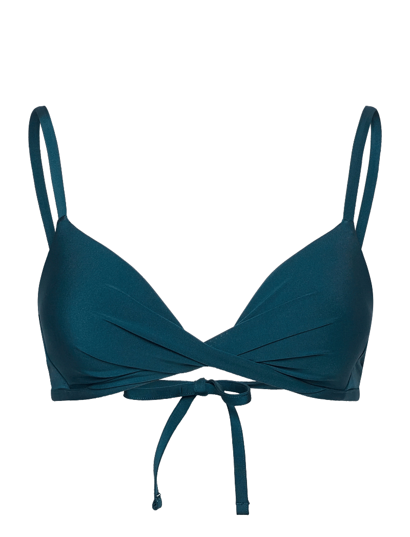 Lindex - Swim top Nicola Shiny - bedrade bikinitops - dark aqua - 1