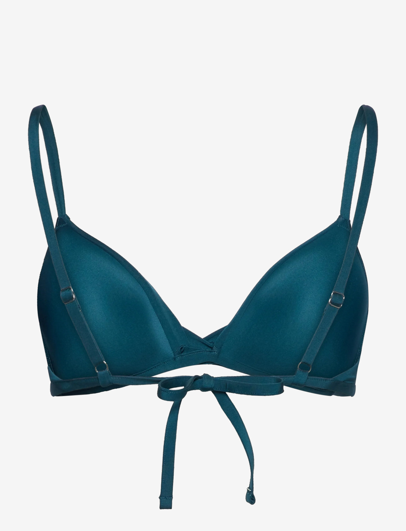 Lindex - Swim top Nicola Shiny - wired bikinitops - dark aqua - 2