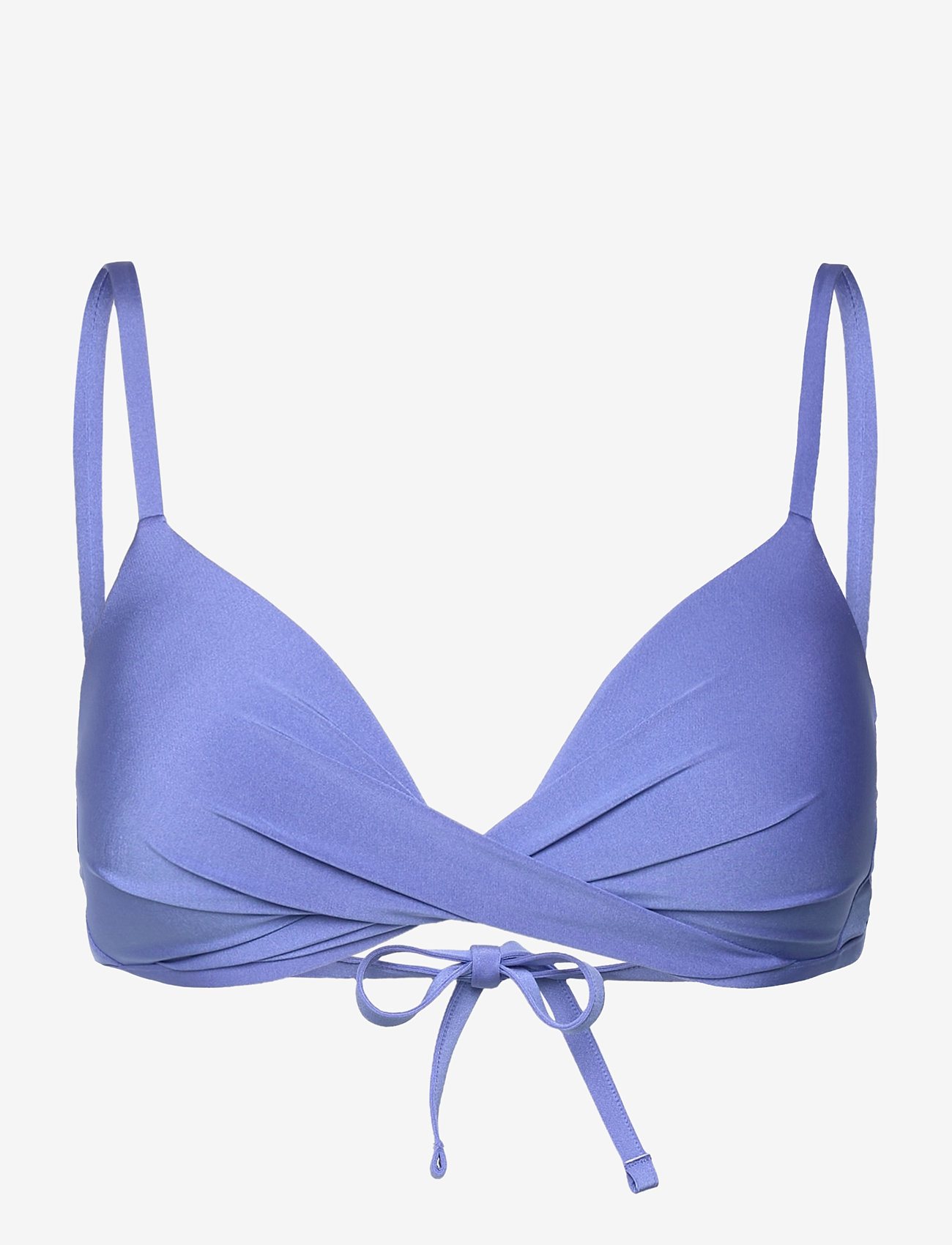 Lindex - Swim top Nicola Shiny - wired bikinitops - light dusty blue - 1