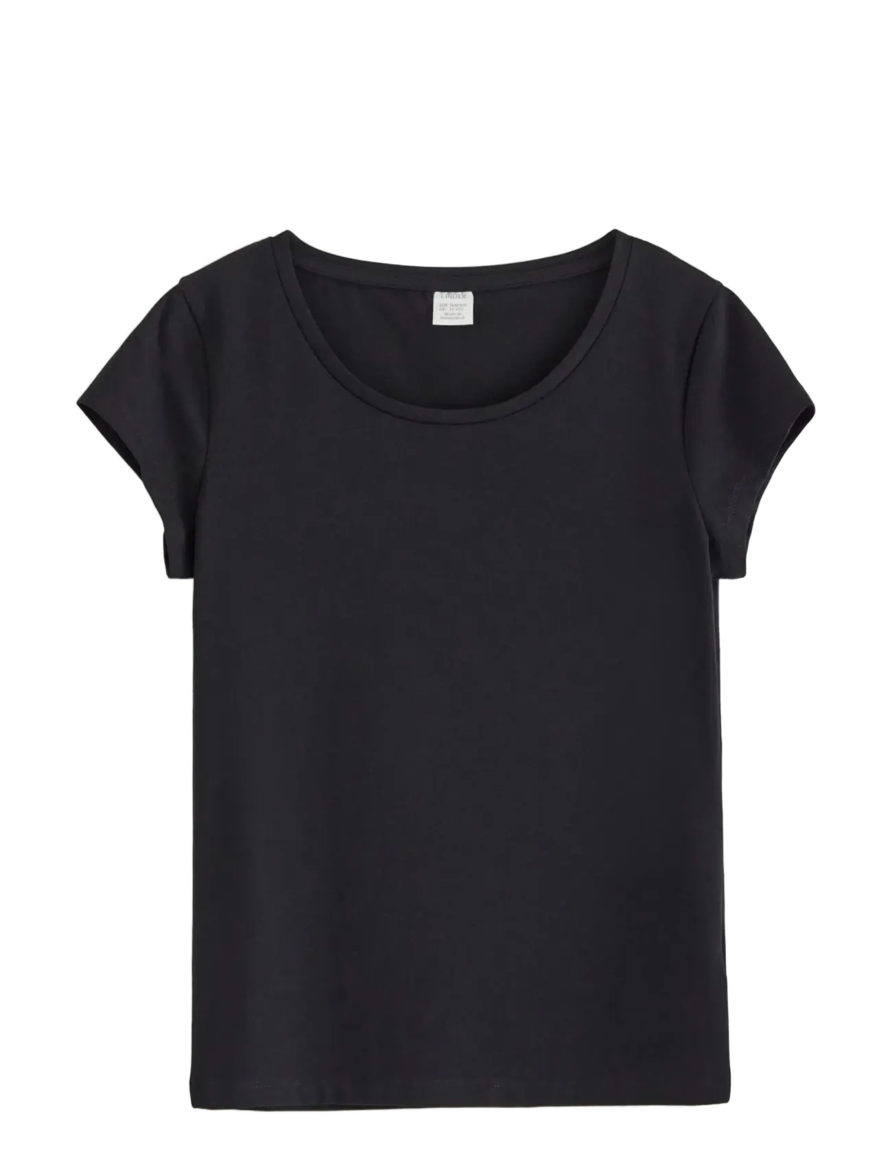 Lindex Top with cap sleeves - Pluusid - BLACK / black