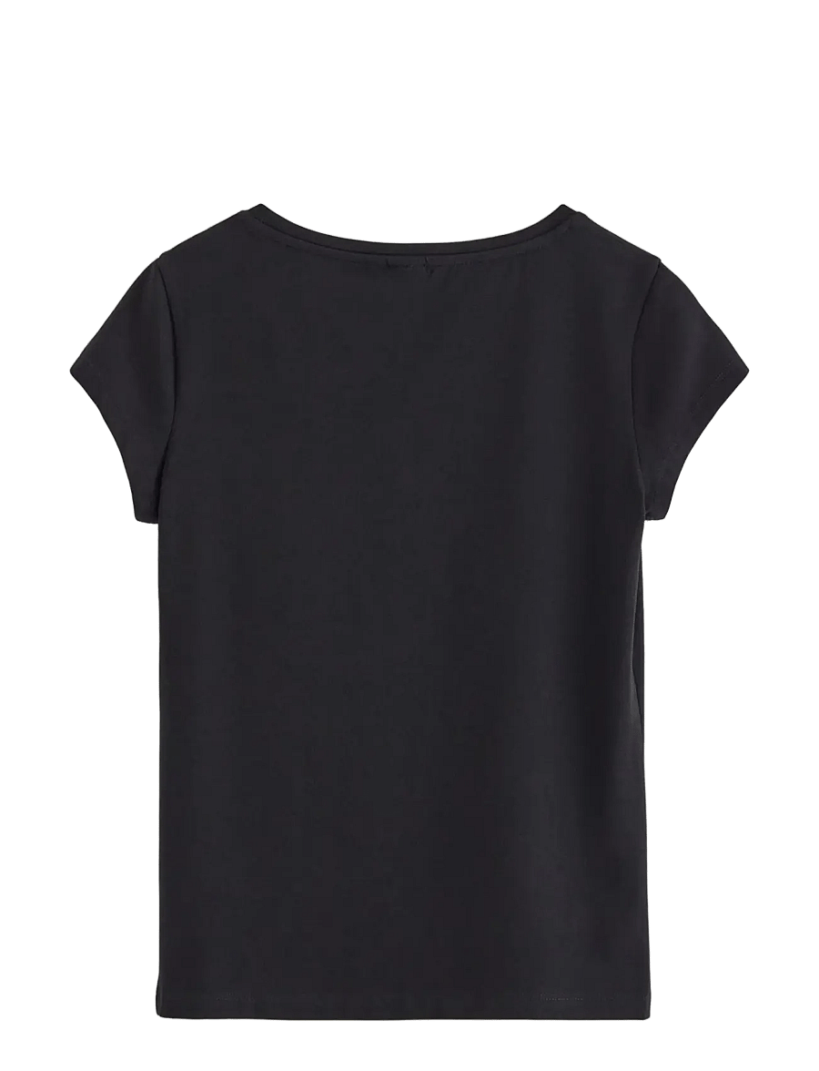 Lindex - Top with cap sleeves - kurzärmelige - black - 2