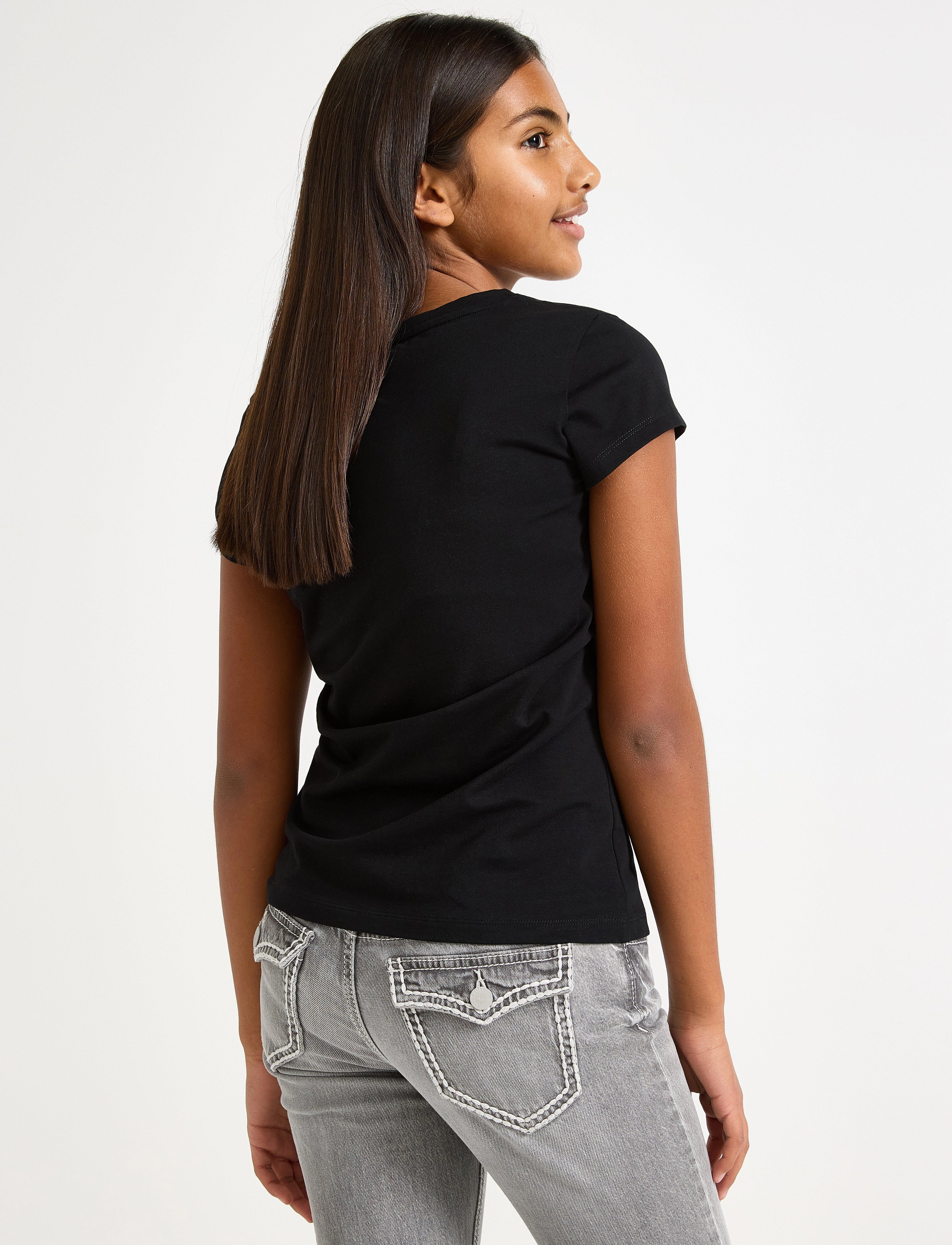 Lindex - Top with cap sleeves - kortärmade t-shirts - black - 3