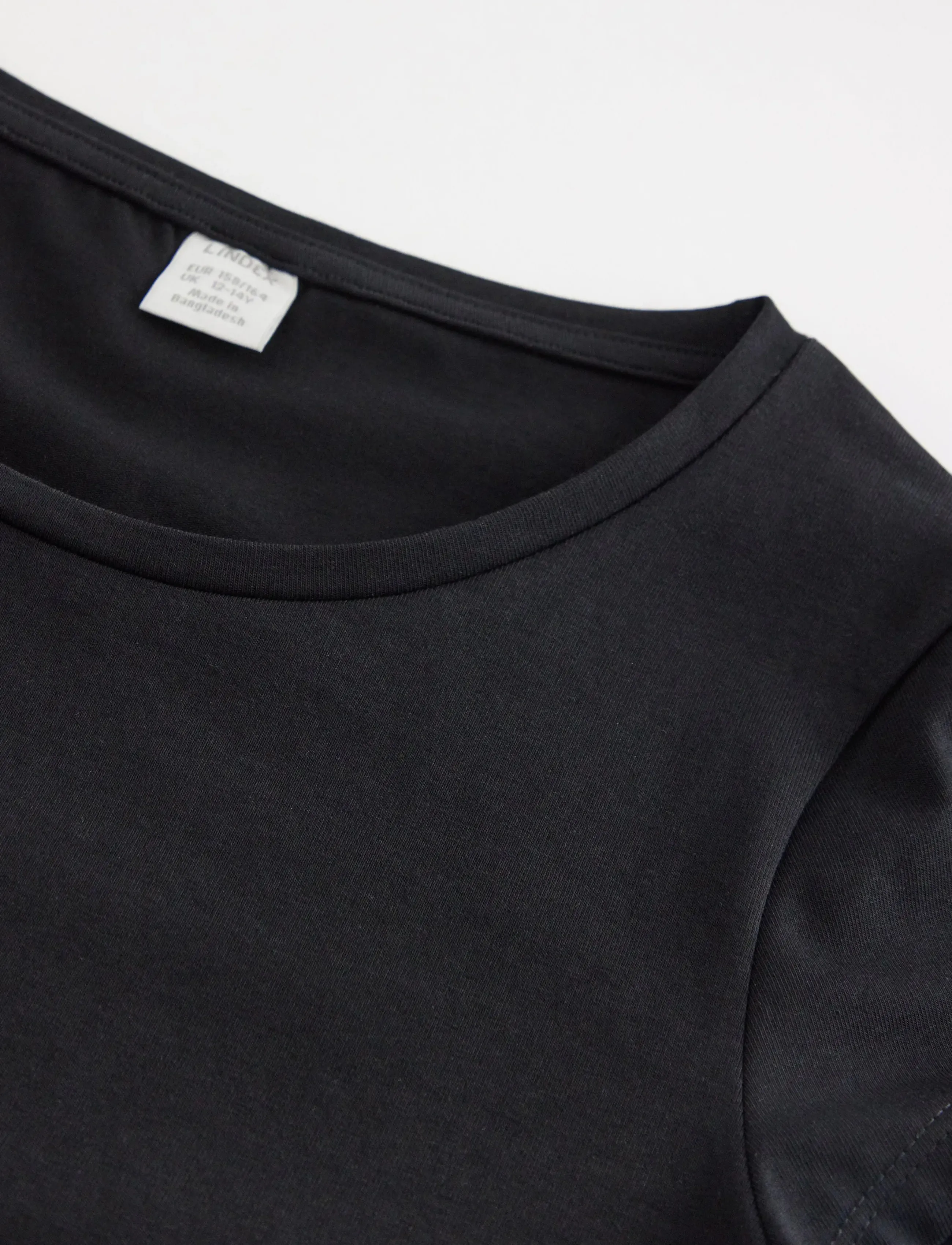 Lindex - Top with cap sleeves - kortärmade t-shirts - black - 5