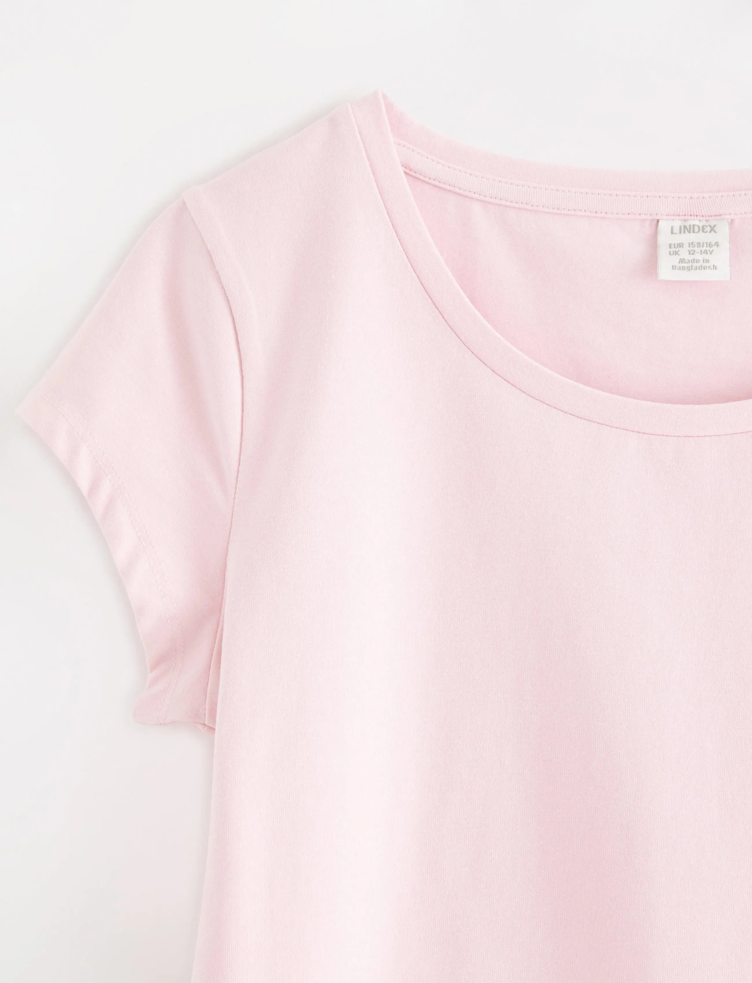 Lindex - Top with cap sleeves - short-sleeved t-shirts - light pink - 5