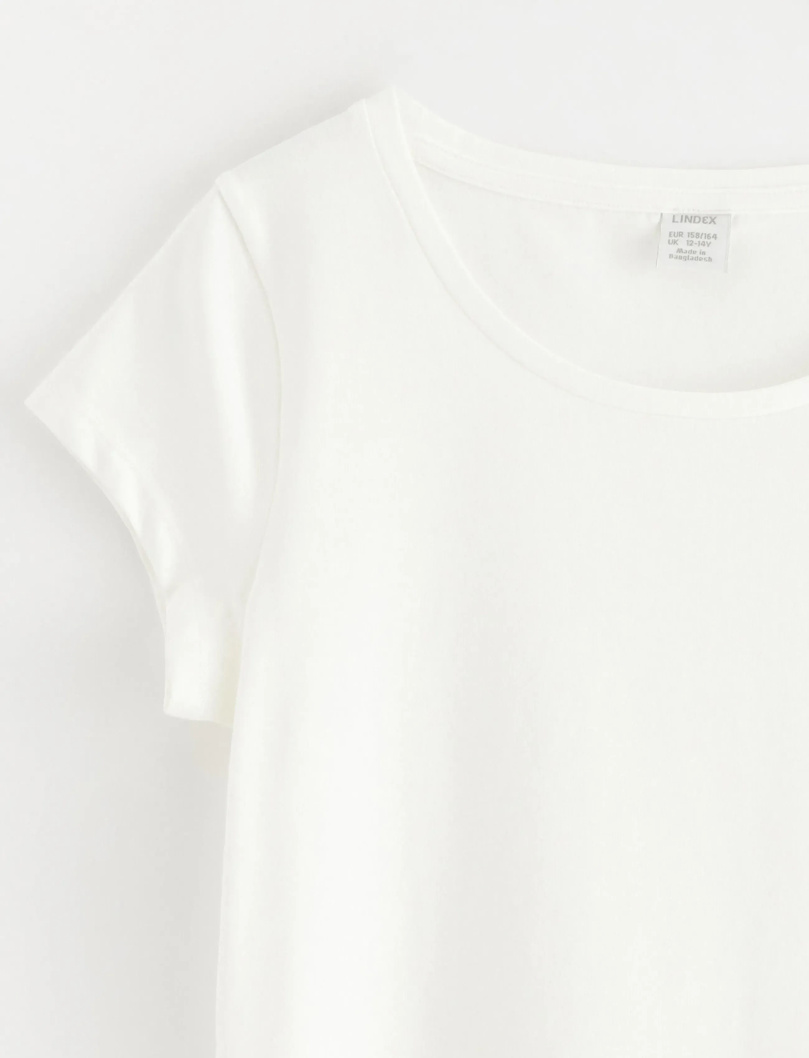Lindex - Top with cap sleeves - kurzärmelige - off white - 5