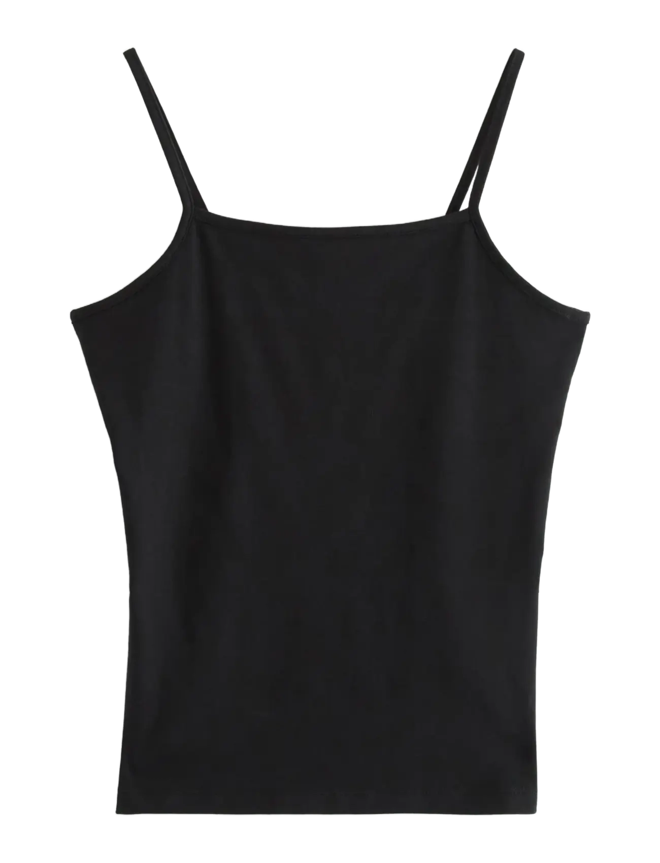 Lindex Top strap tank top - Toppe og t-shirts - BLACK / black