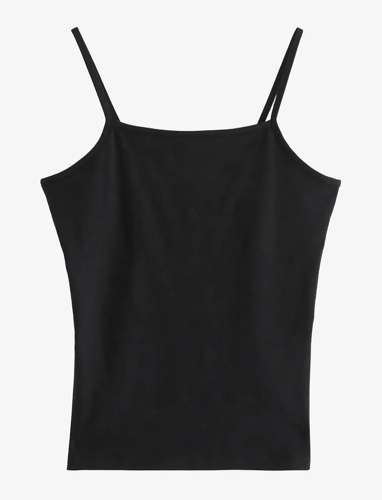Lindex - Top strap tank top - maikad - black - 1
