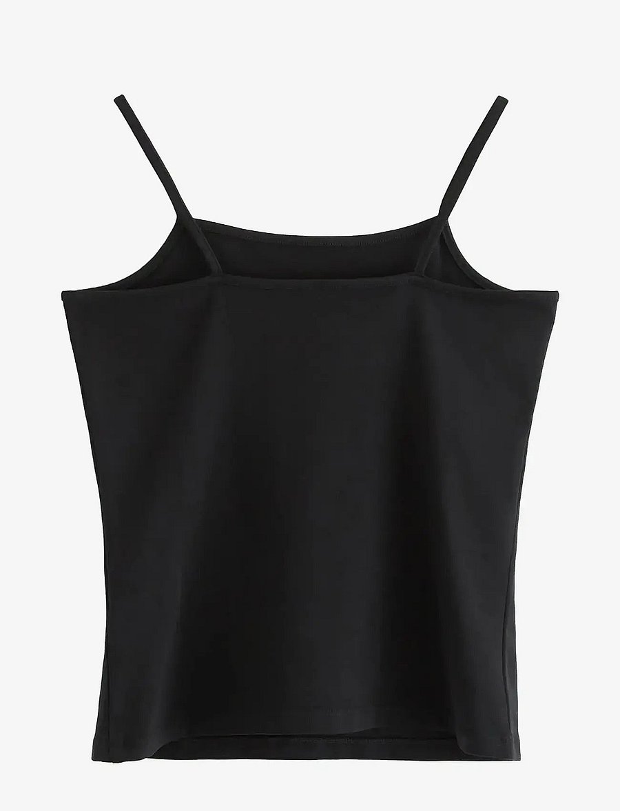 Lindex - Top strap tank top - maikad - black - 2