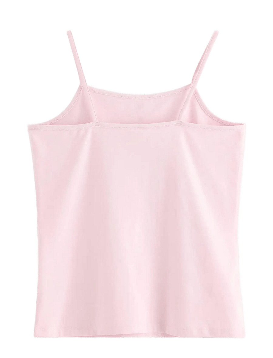 Lindex - Top strap tank top - linnen - light pink - 2