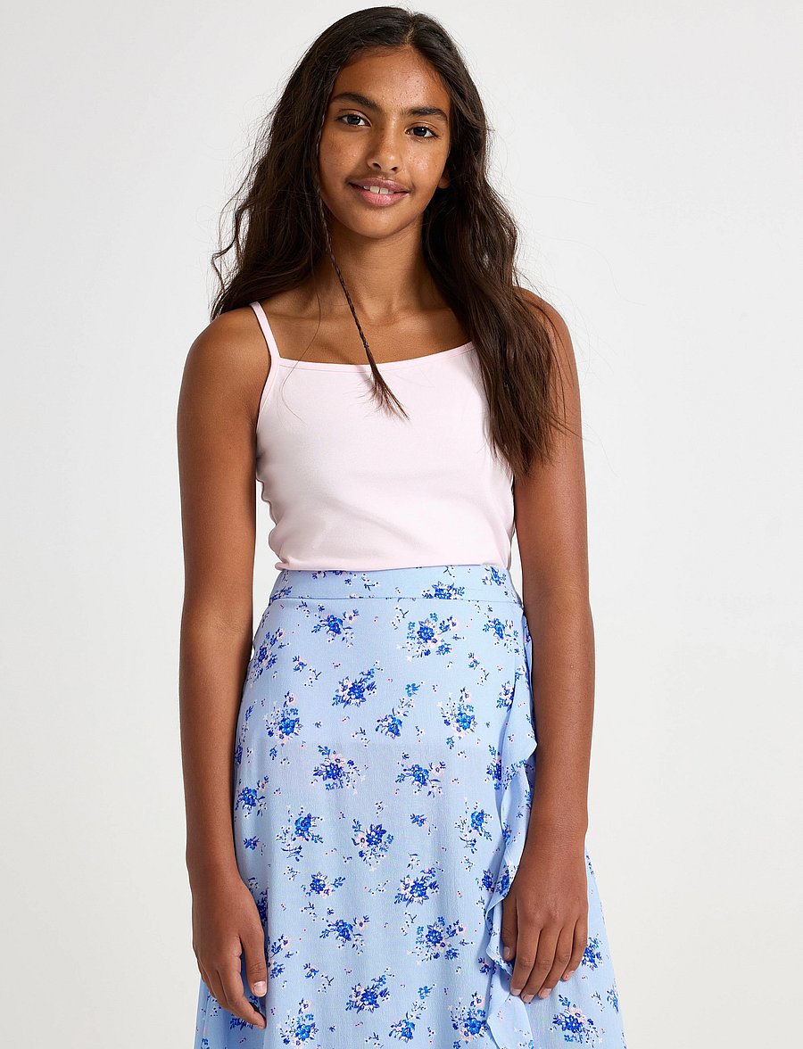 Lindex - Top strap tank top - linnen - light pink - 0