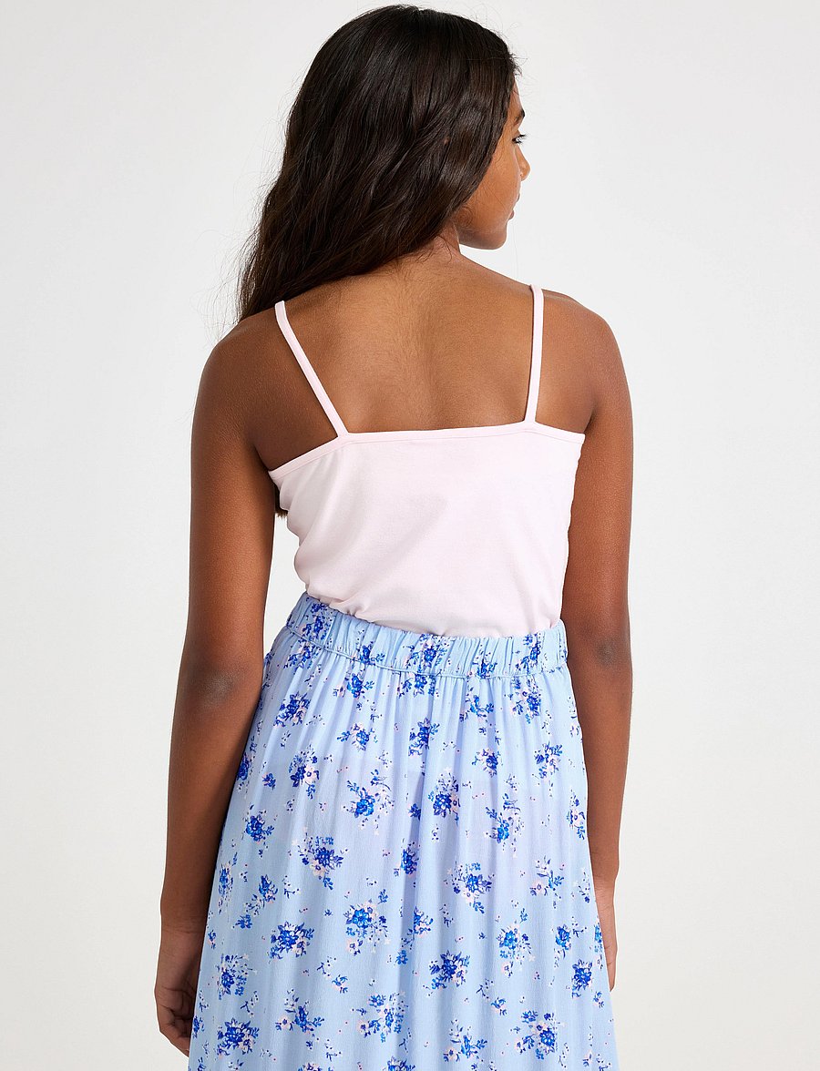 Lindex - Top strap tank top - linnen - light pink - 3