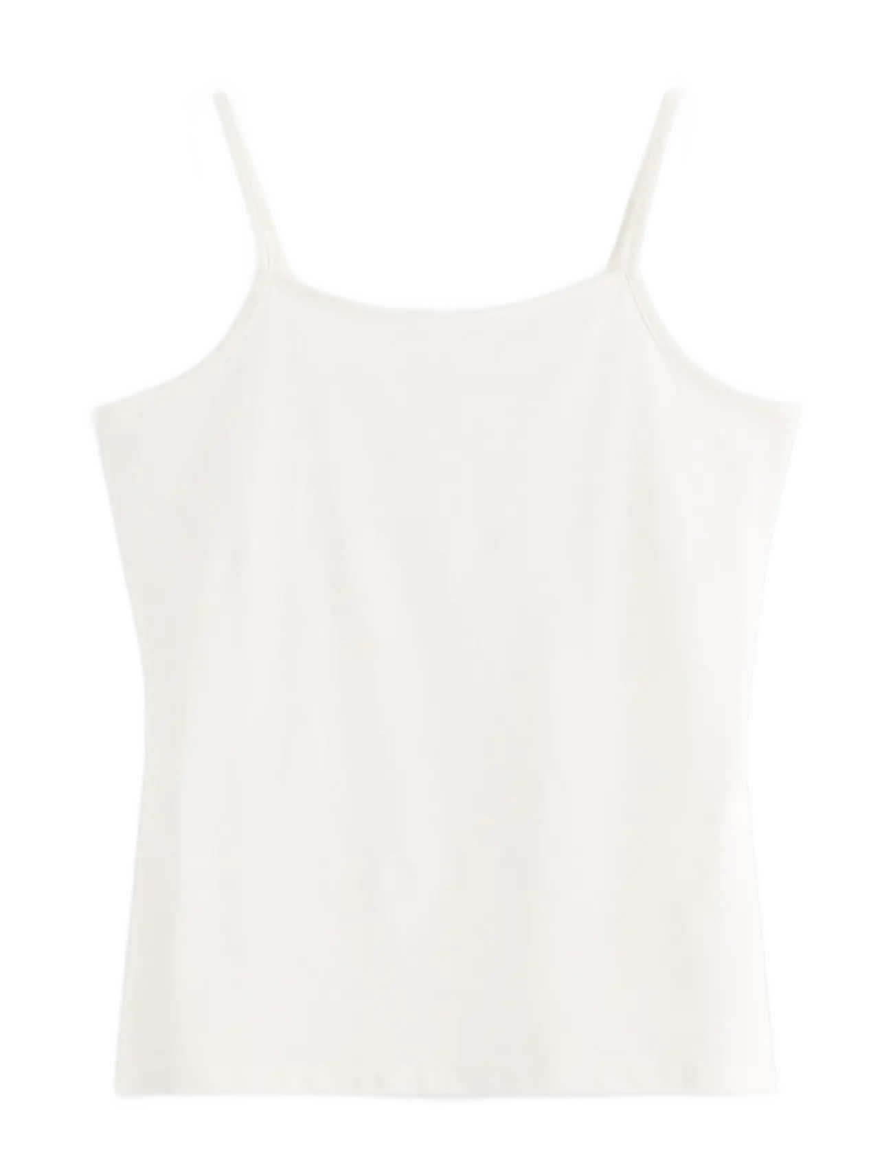 Lindex Top strap tank top - Toppe og t-shirts - OFF WHITE / white