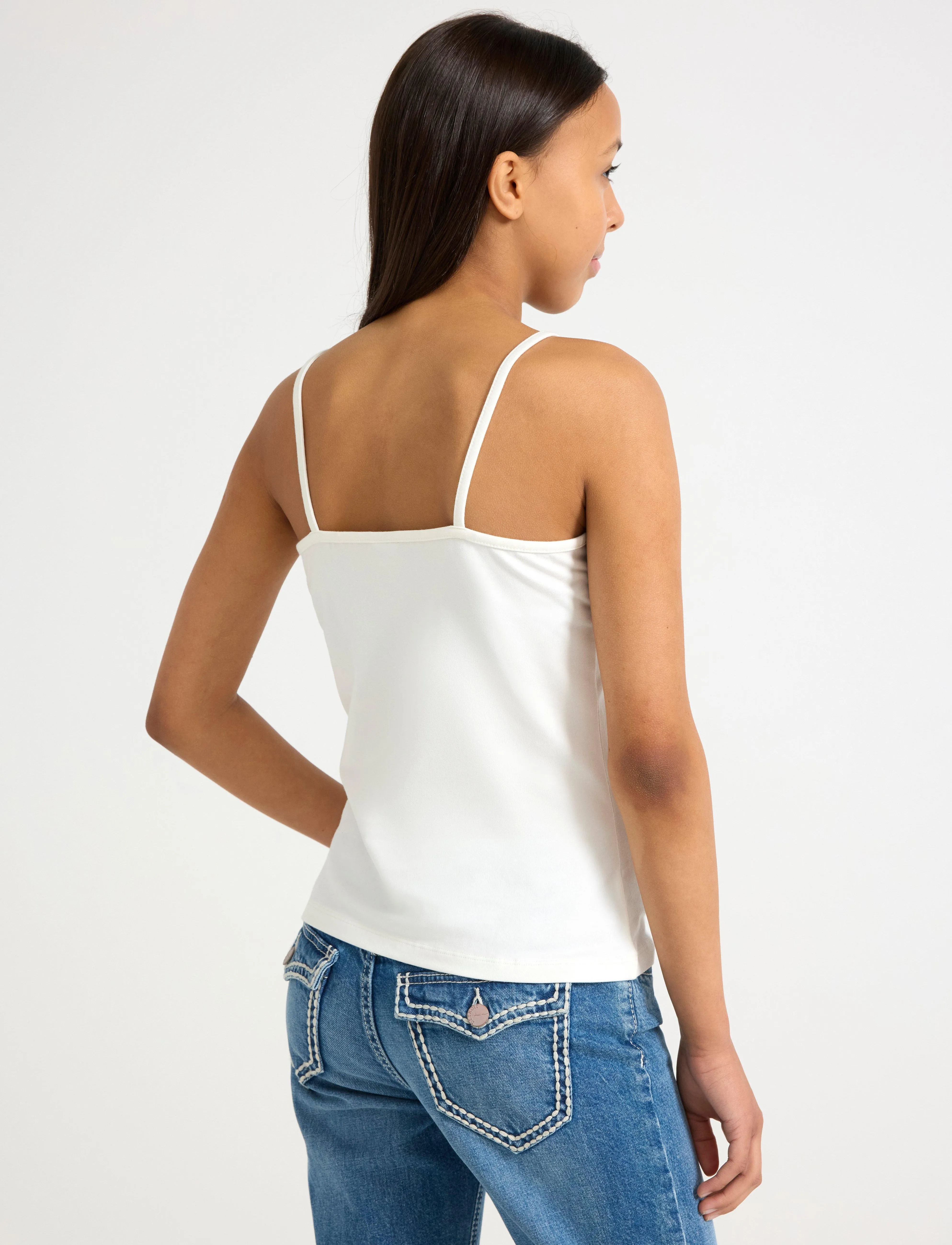 Lindex - Top strap tank top - Ärmellose - off white - 3