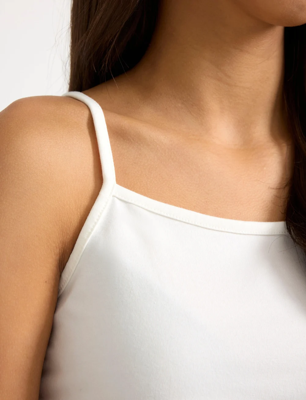 Lindex - Top strap tank top - tanktops - off white - 4