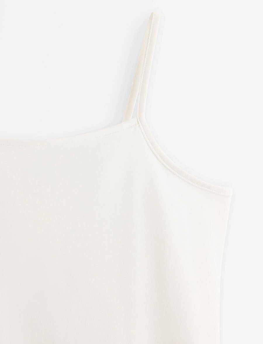 Lindex - Top strap tank top - tanktops - off white - 5
