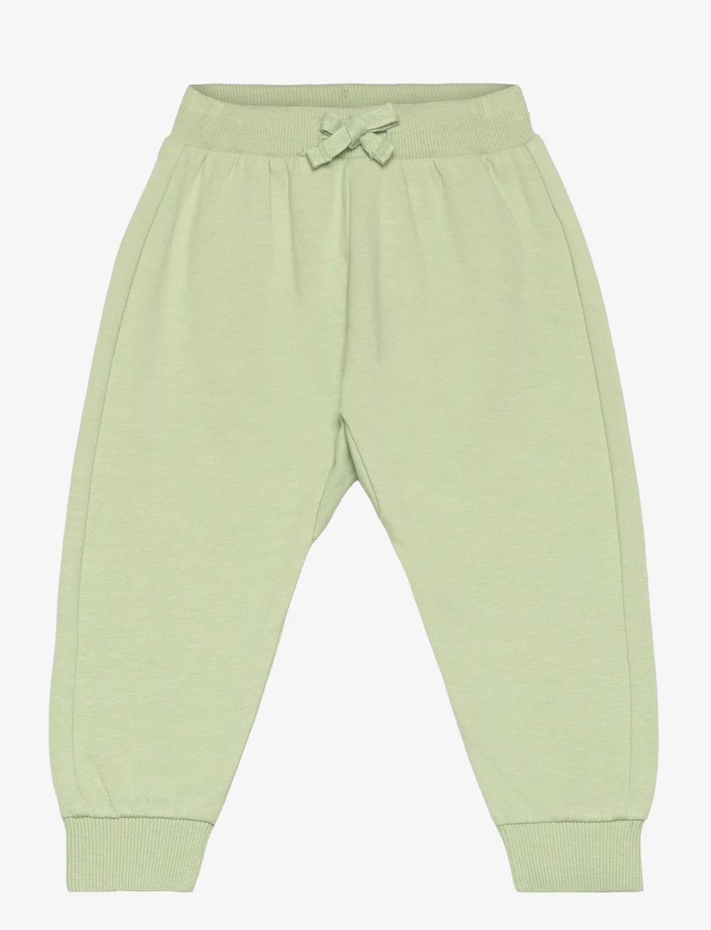 Lindex - Trousers face at back - jogginghosen - light dusty green - 0