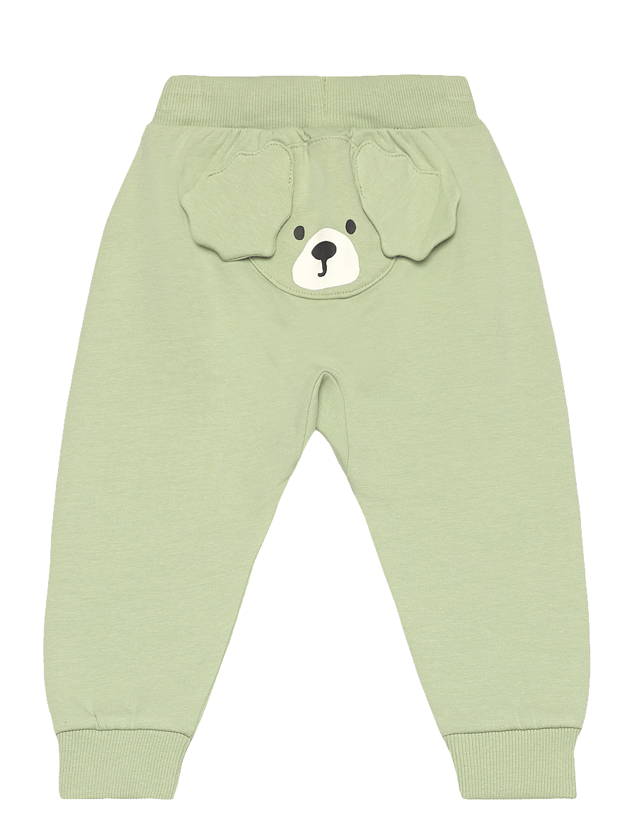 Lindex - Trousers face at back - sporta bikses - light dusty green - 1