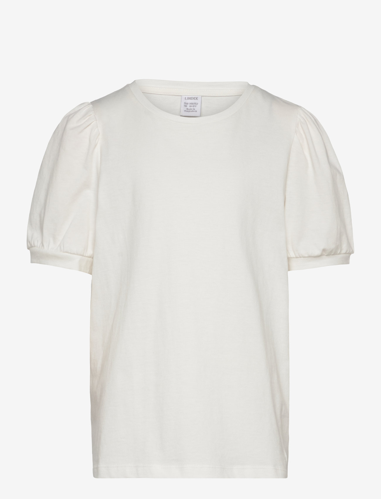Lindex - Top basic puff sleeve - efterårstøj - off white - 0