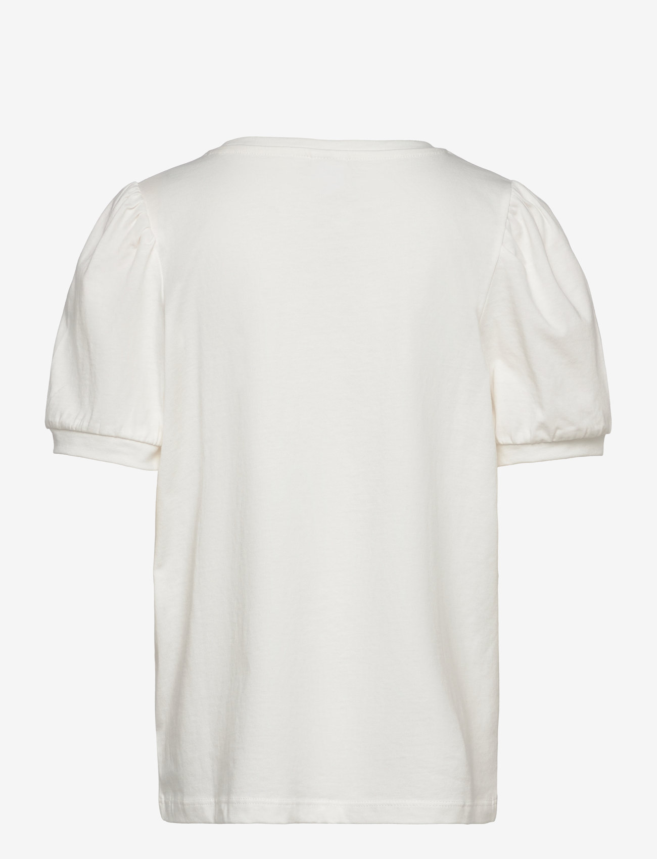 Lindex - Top basic puff sleeve - efterårstøj - off white - 1