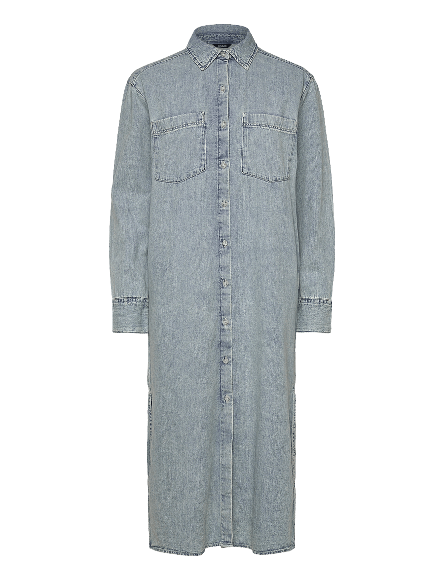 Lindex - Dress Selen - jeansklänningar - denim blue - 1