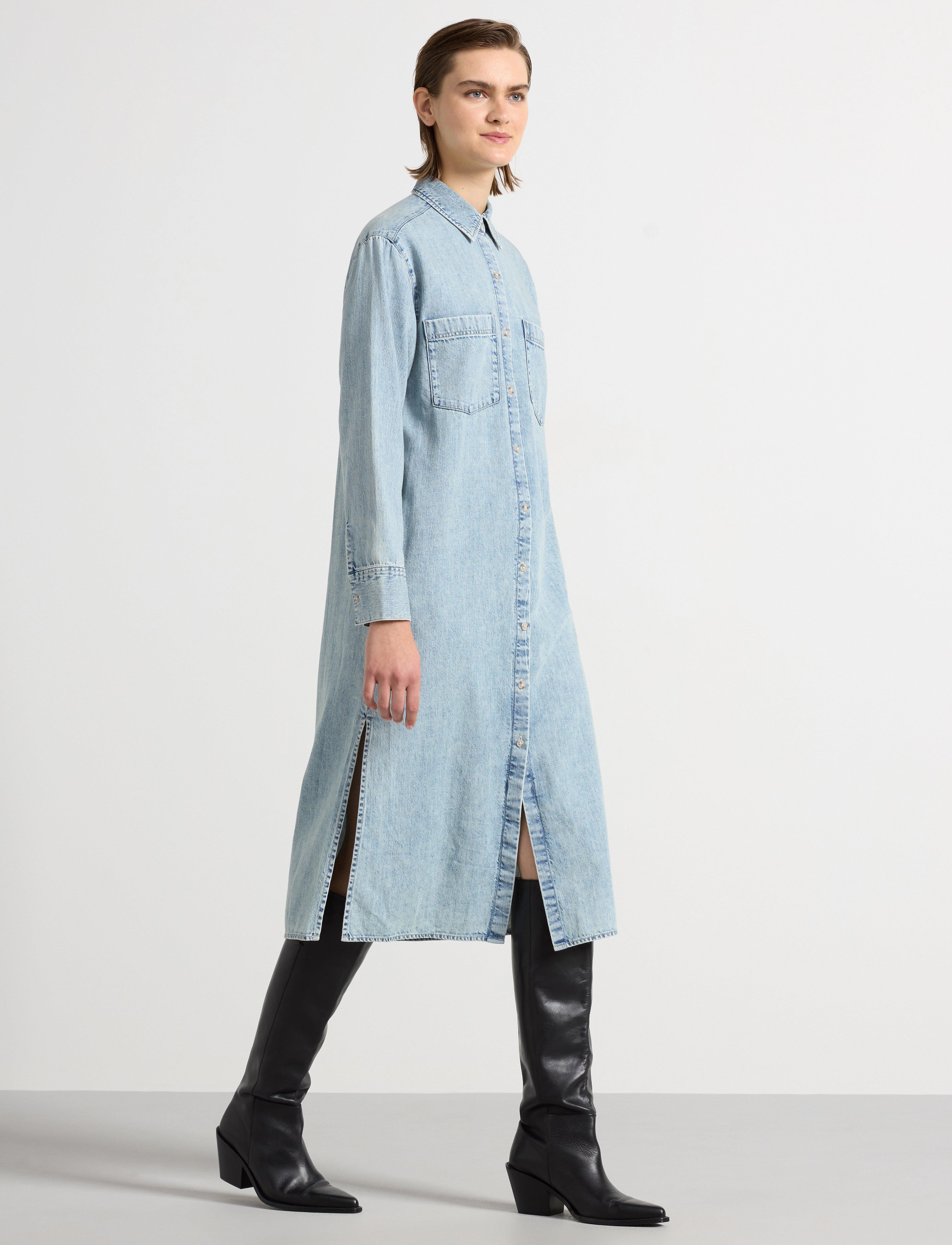 Lindex - Dress Selen - denim blue - 5