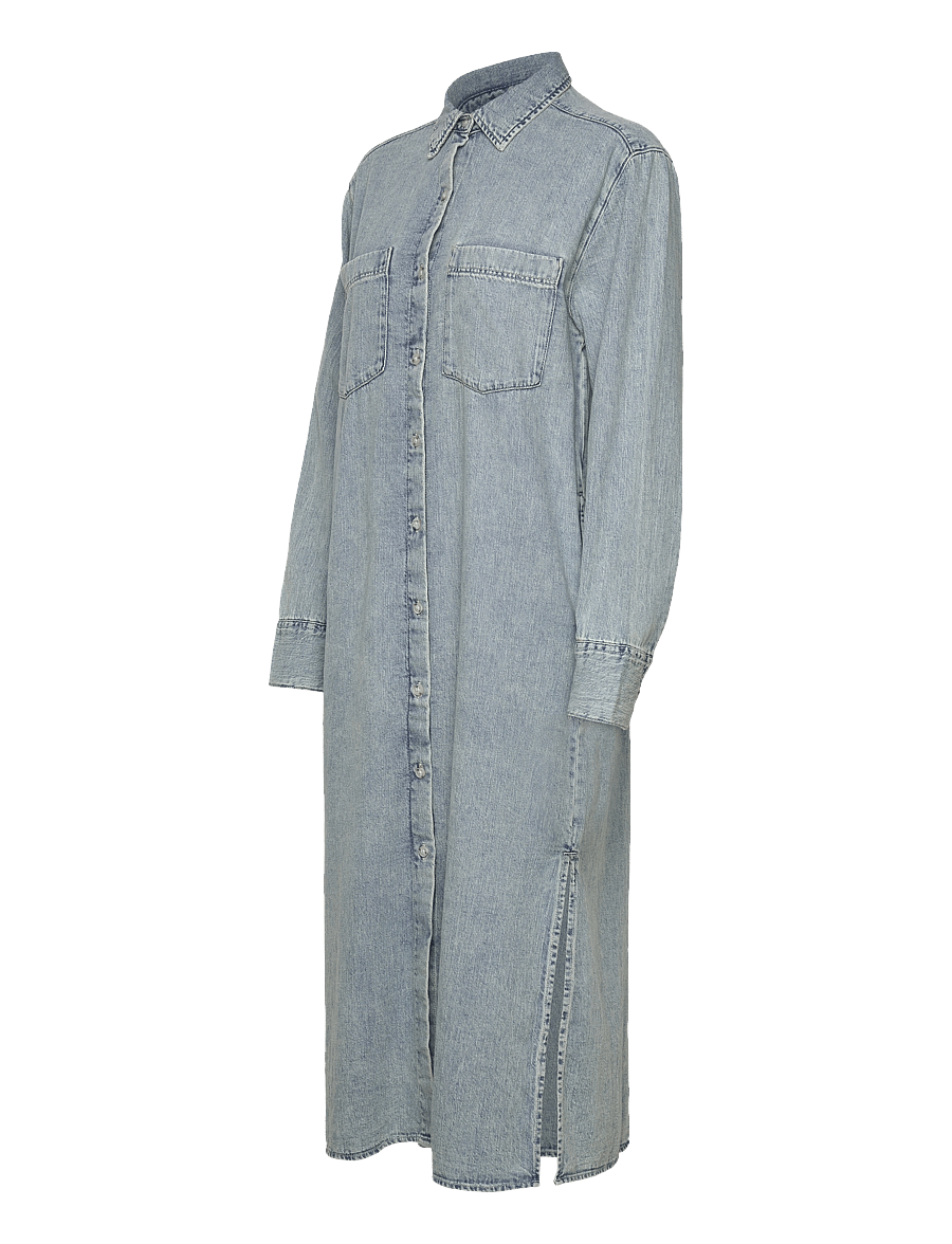 Lindex - Dress Selen - jeansklänningar - denim blue - 4