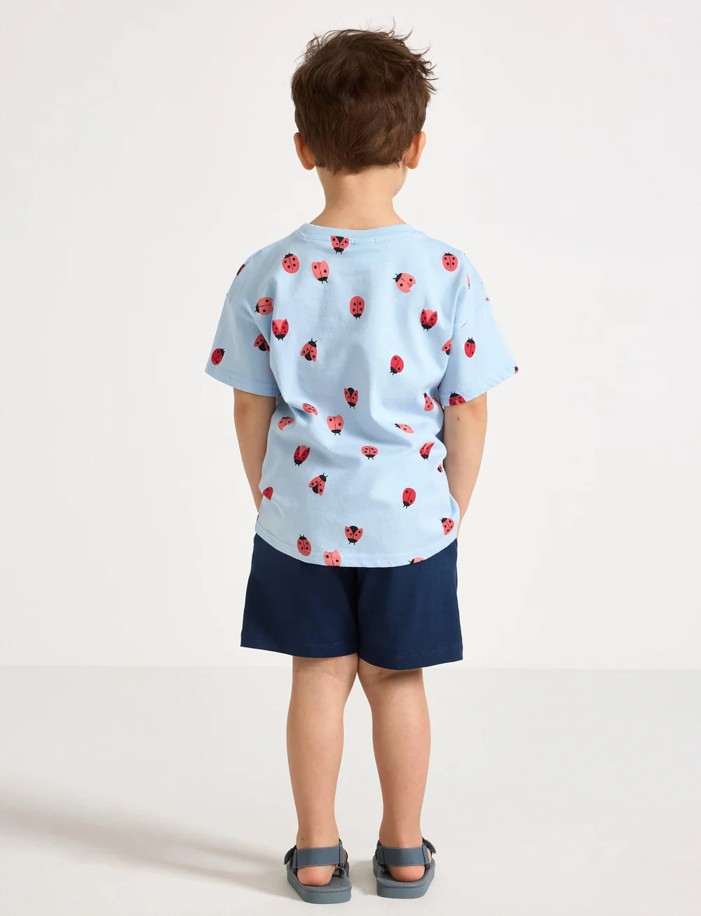 Lindex - Shorts Slub - sweat shorts - dark blue - 3