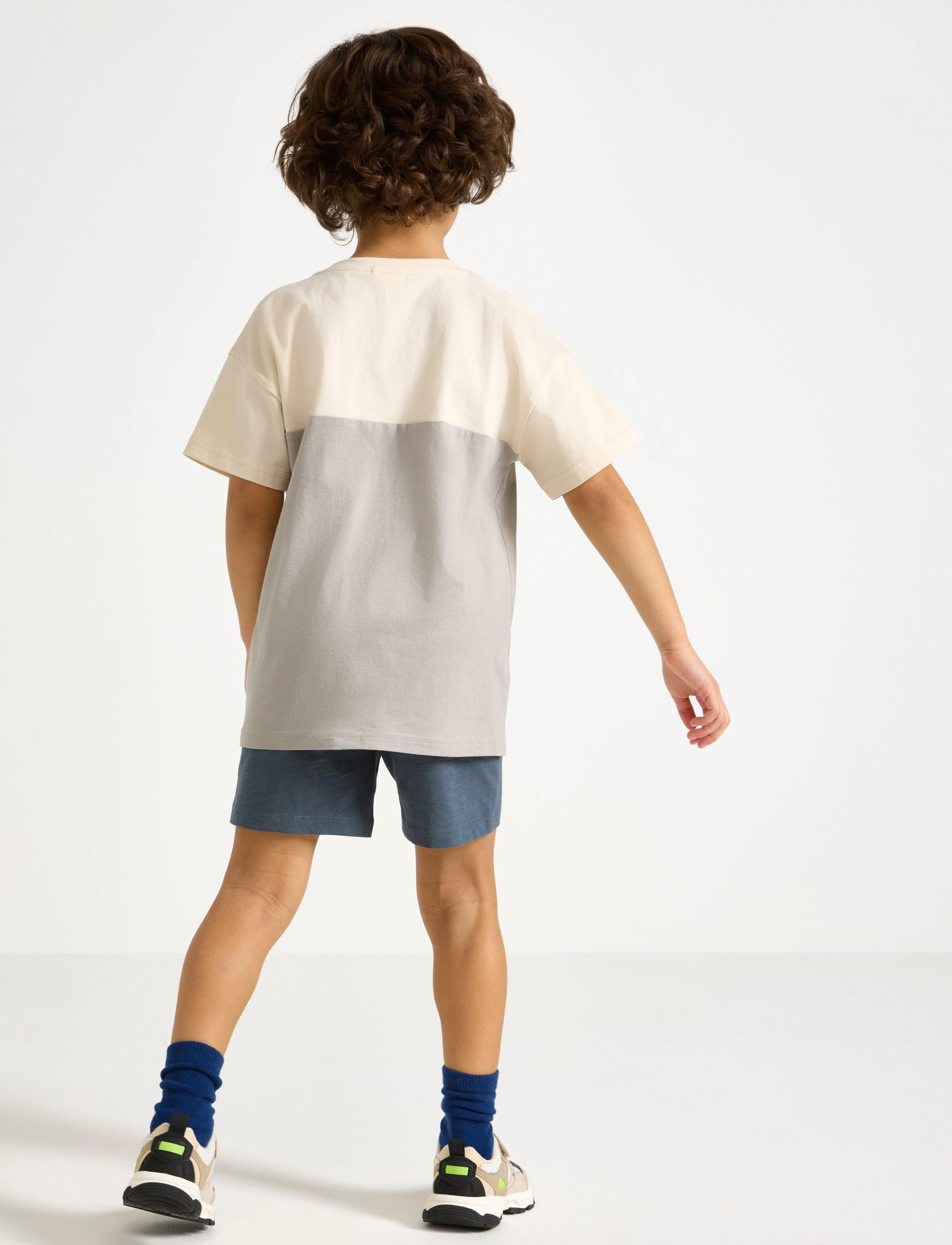 Lindex - Shorts Slub - dark grey - 3