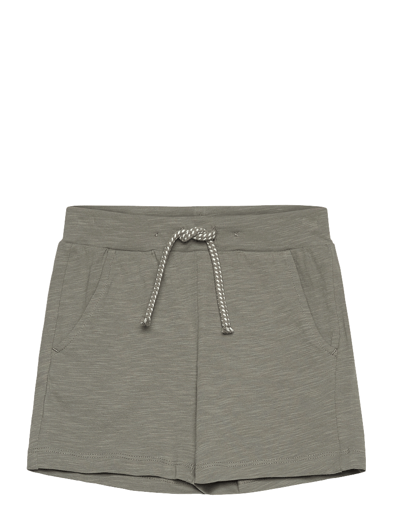 Lindex - Shorts Slub - sweatshorts - dusty green - 1