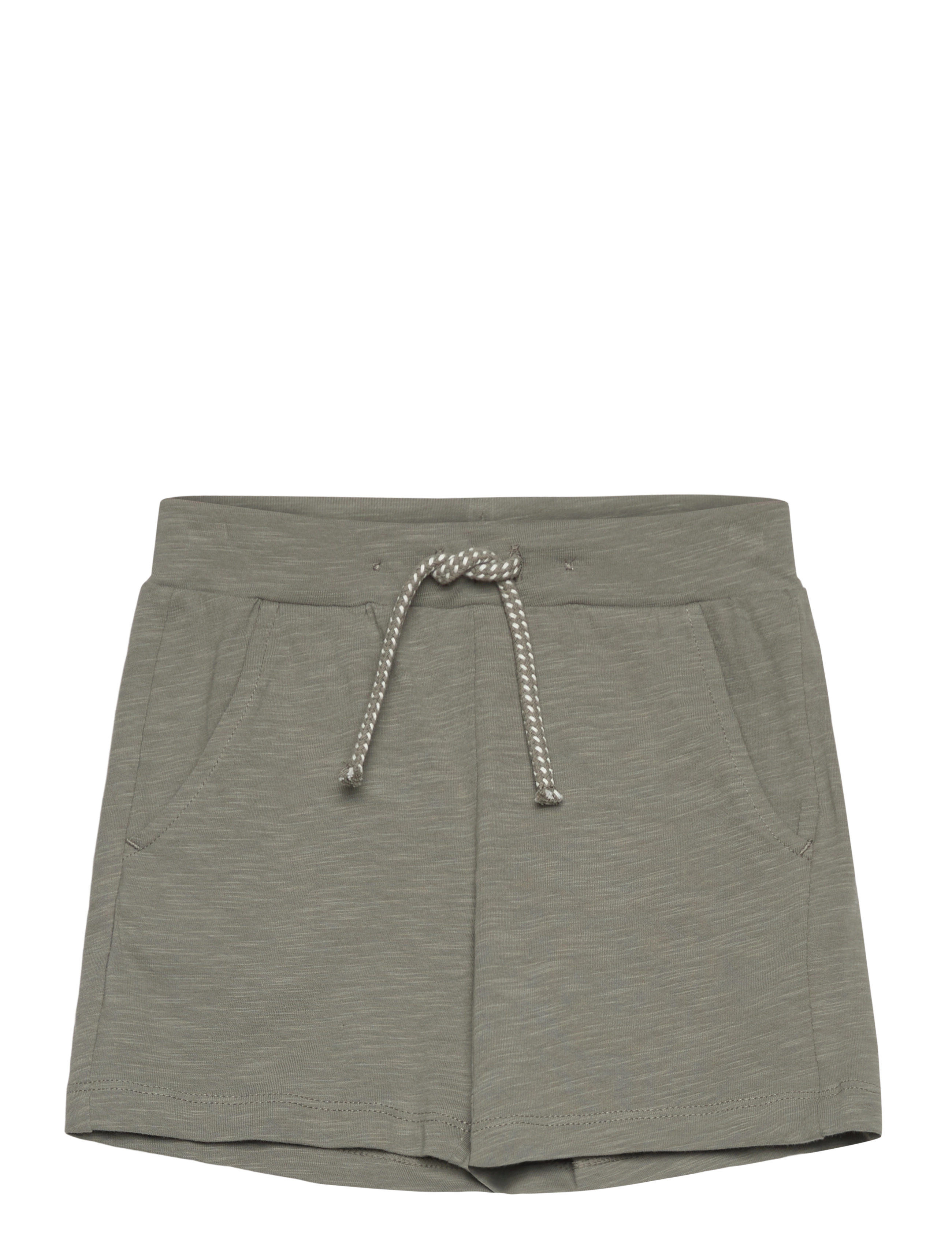 Lindex Shorts Slub - 4 for 3 - DUSTY GREEN / green