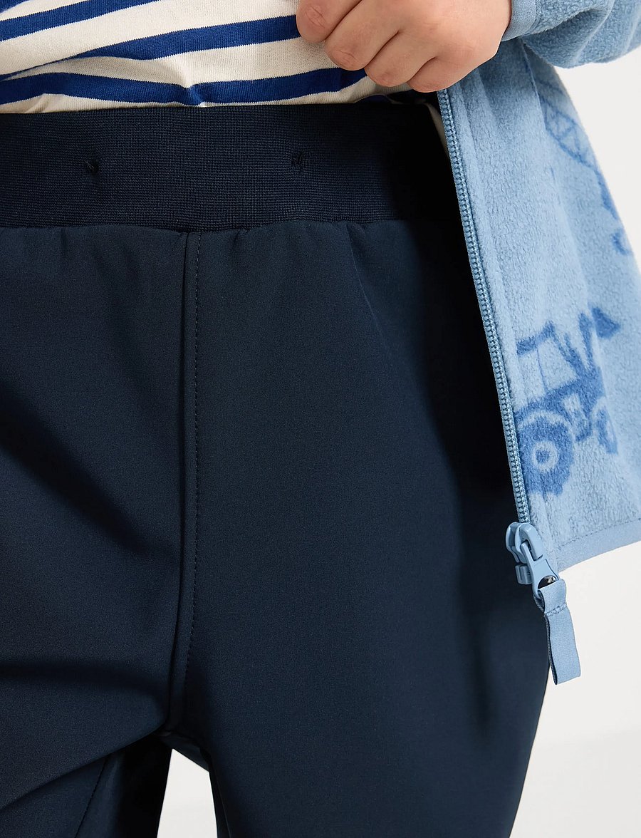Lindex - Trousers Softshell - byxor - dark navy - 4