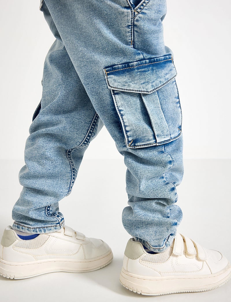 Lindex - Trousers denim Wilmer jersey c - loose jeans - denim - 4
