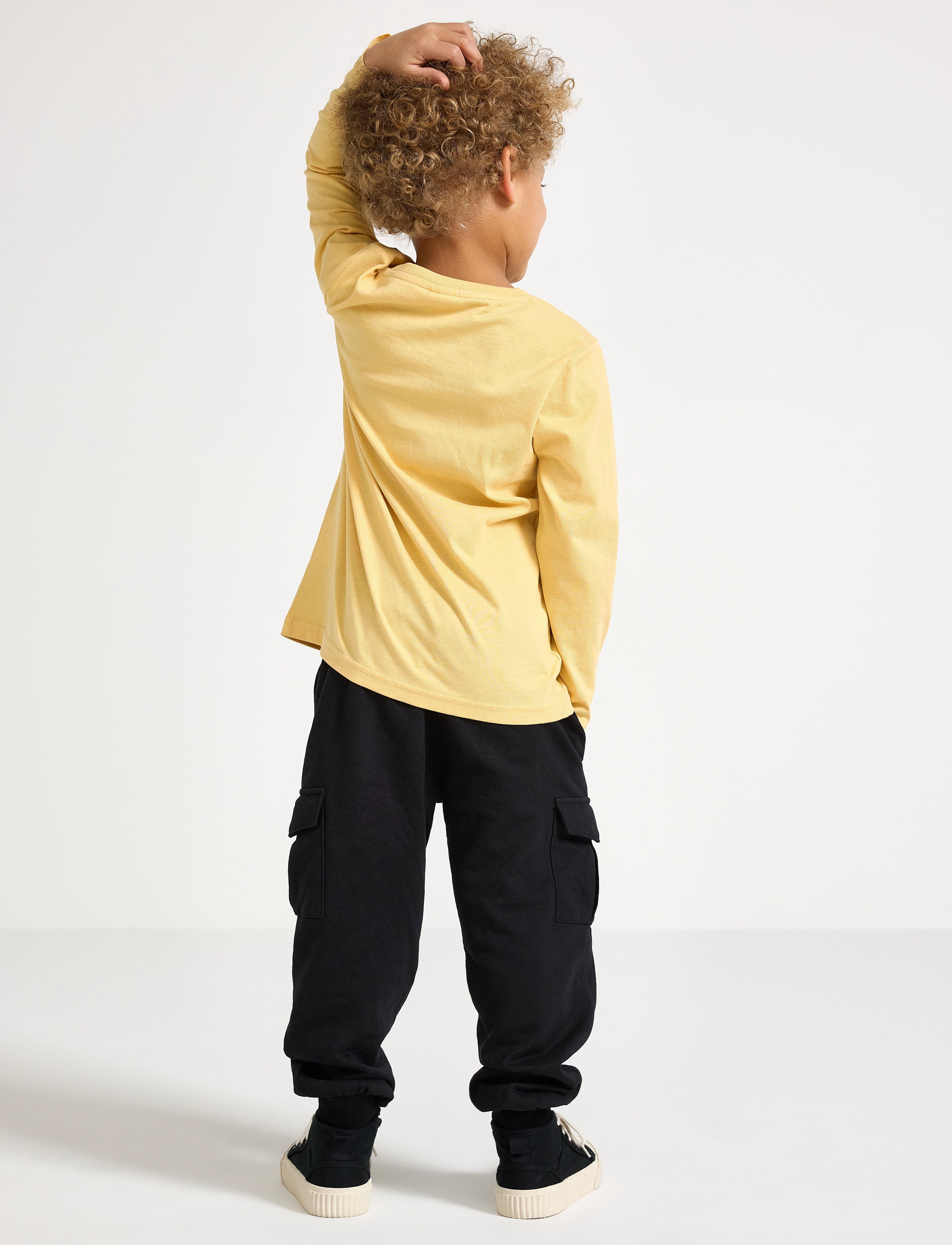 Lindex - Trousers Cargo Jersey SS25 - joggings - black - 3