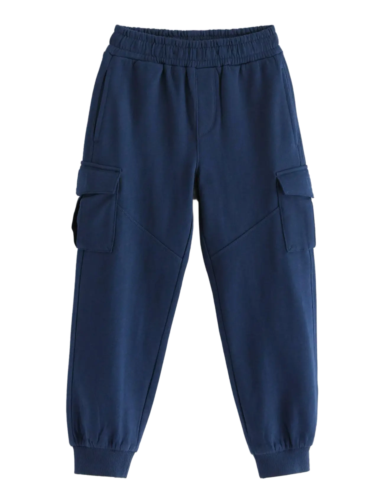 Lindex Trousers Cargo Jersey SS25 - Kläder - DARK BLUE / navy