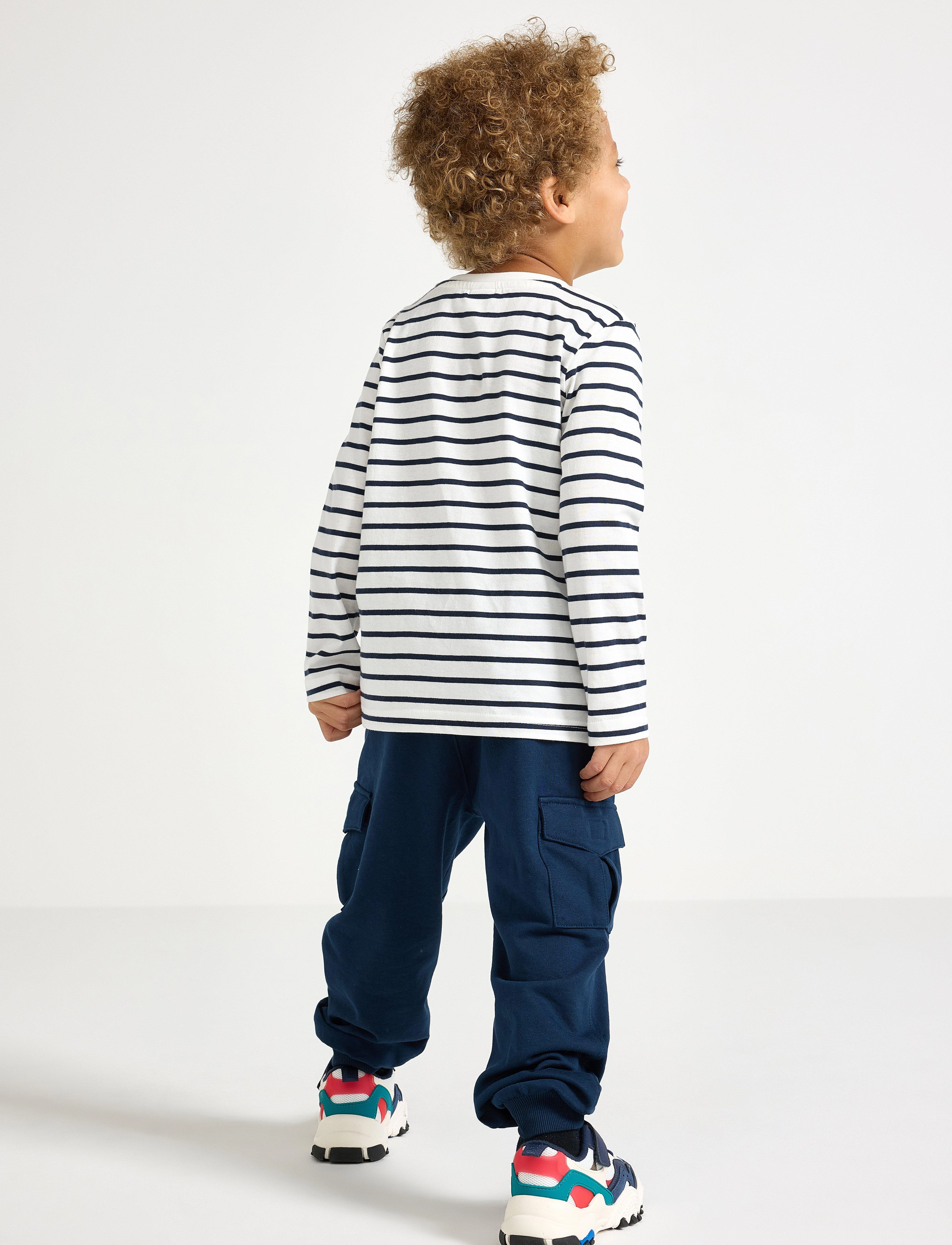 Lindex - Trousers Cargo Jersey SS25 - sweatpants - dark blue - 3