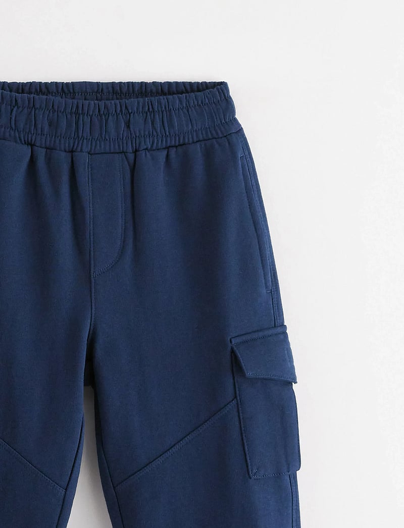 Lindex - Trousers Cargo Jersey SS25 - sweatpants - dark blue - 5