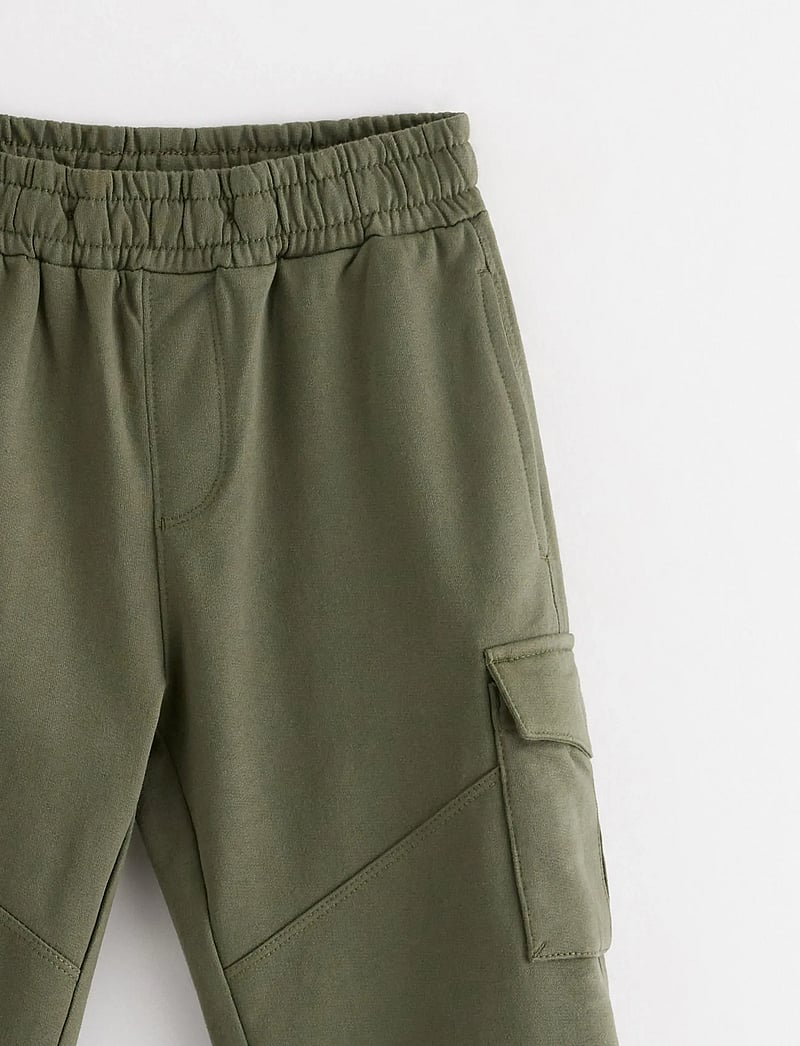 Lindex - Trousers Cargo Jersey SS25 - sweatpants - lt dusty khaki - 5