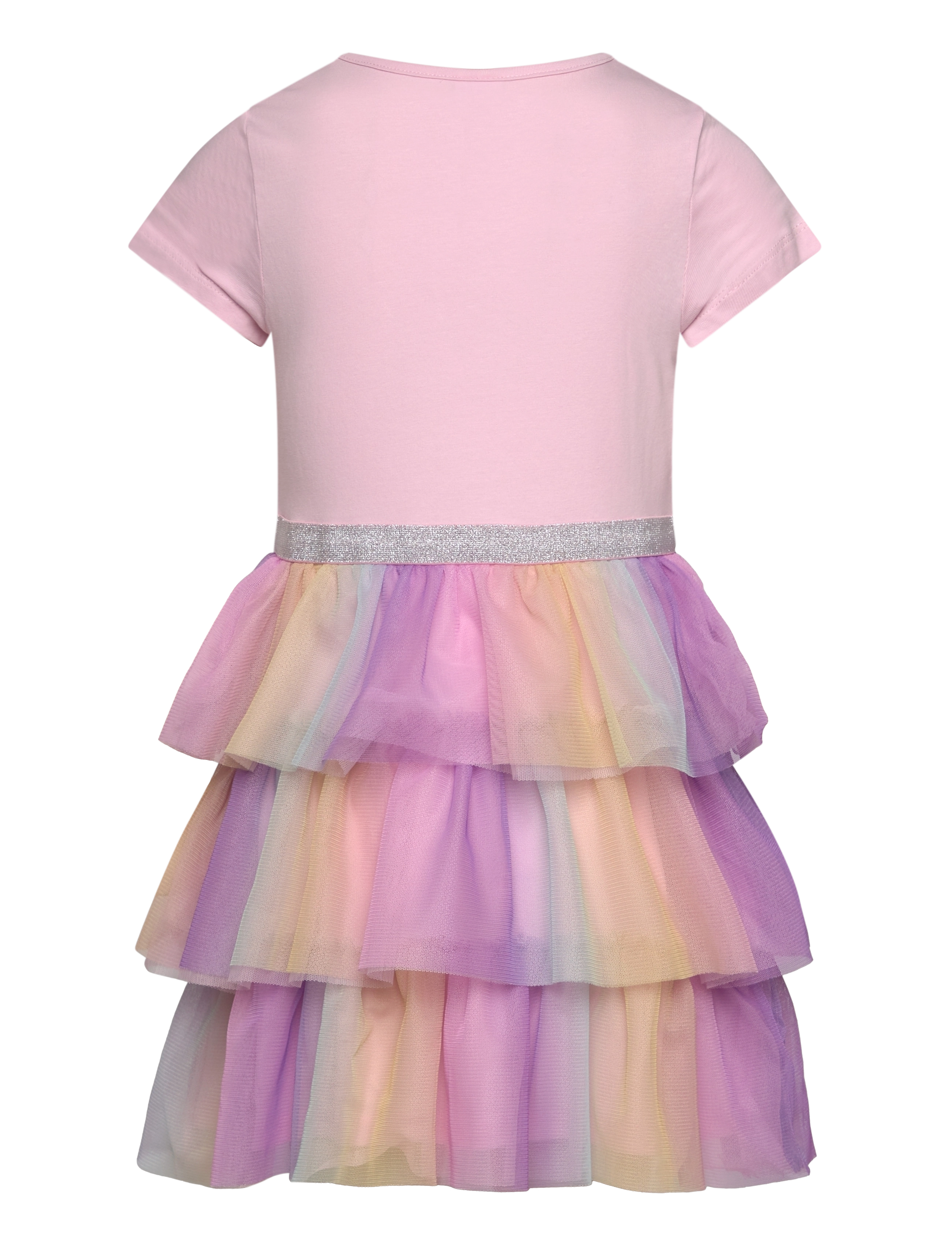 Lindex - Short-sleeved flounce dress - laisvalaikio suknelės trumpomis rankovėmis - light pink - 2
